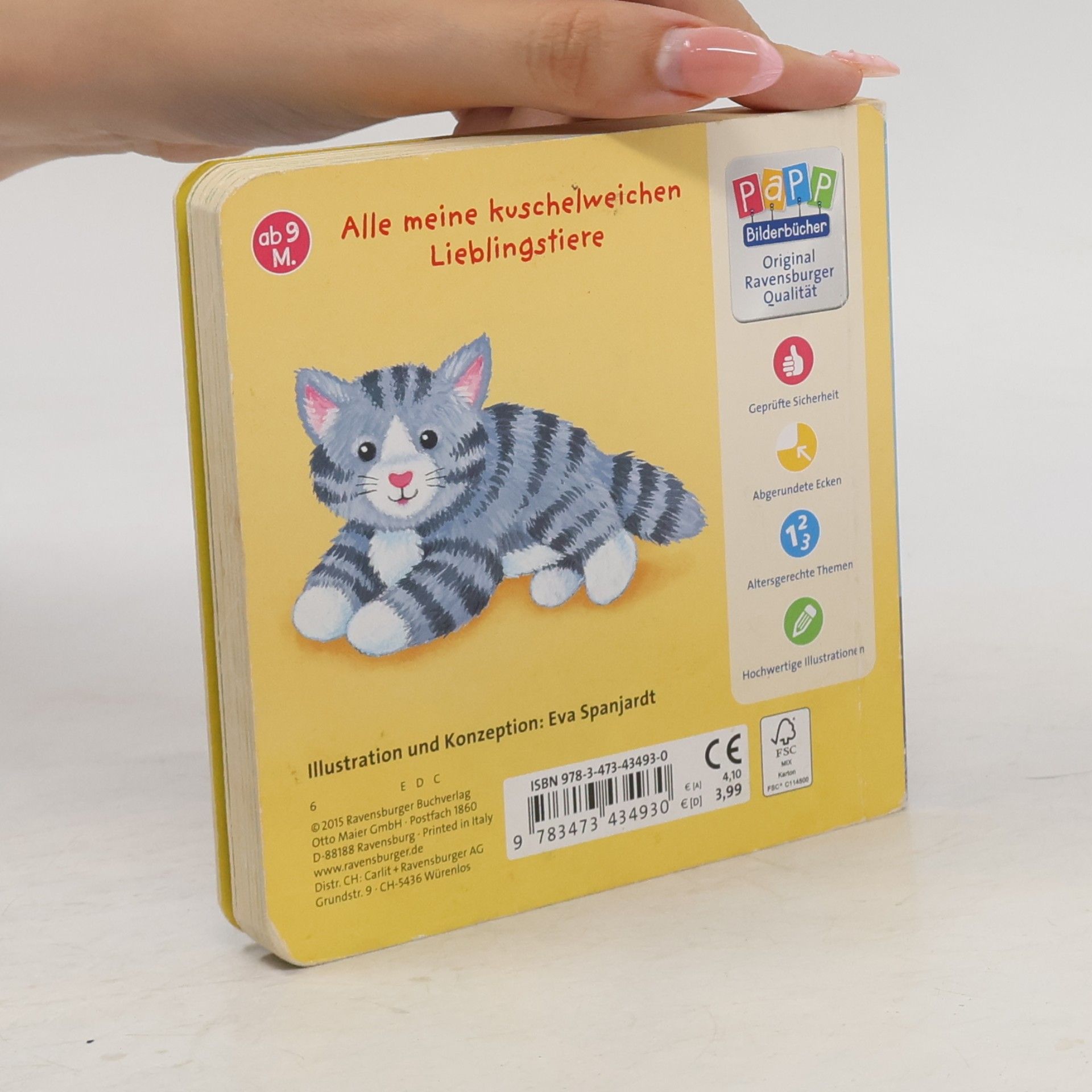 Eva Spanjardt Mein erstes Gucklochbuch Kuscheltiere