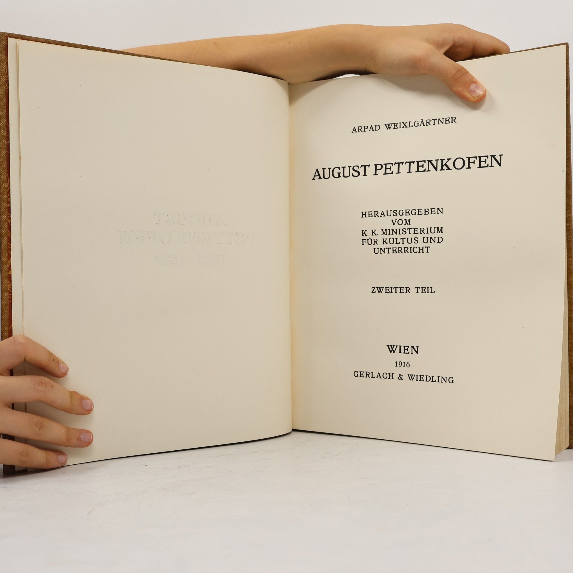 Arpad Weixlgärtner August Pettenkofen 1