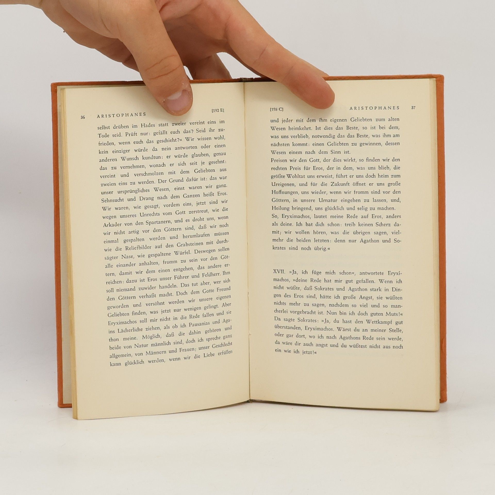 Plato Platon. Das Gastmahl