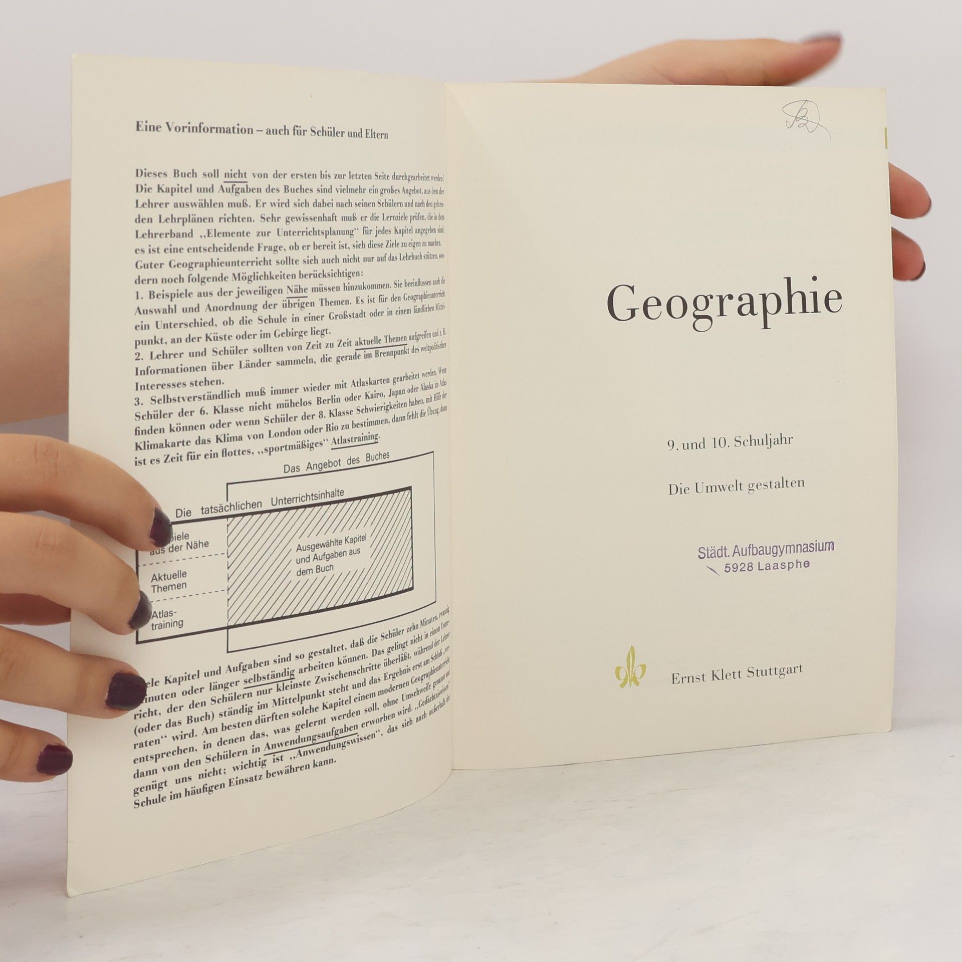 Dr. Volker Albrecht Geographie 9. und 10. Schuljahr