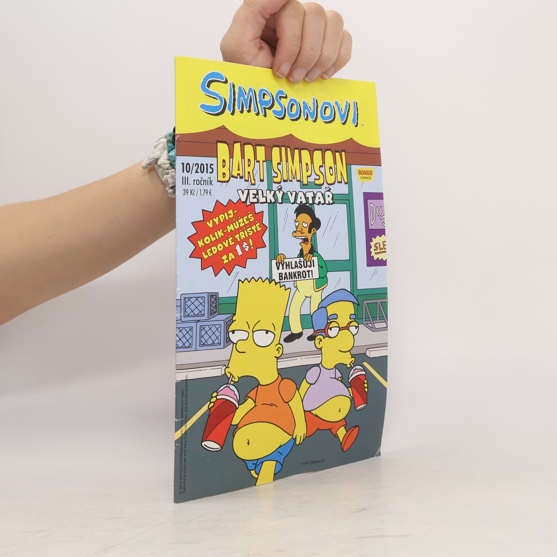 Various authors Simpsonovi. 10/2015. Bart Simpson velký vatař