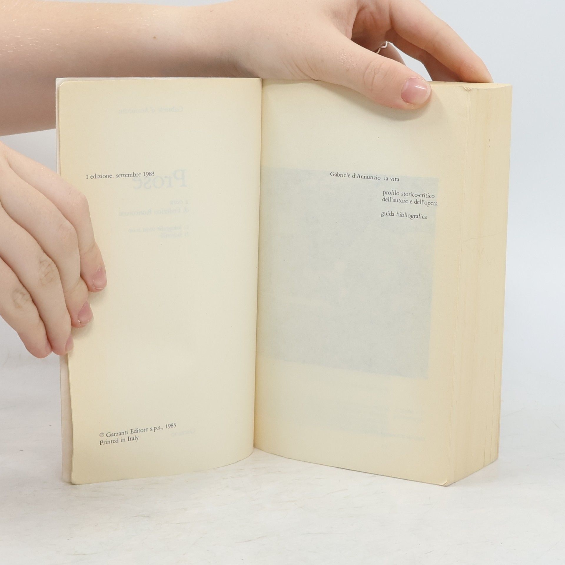 Federico Roncoroni Prose