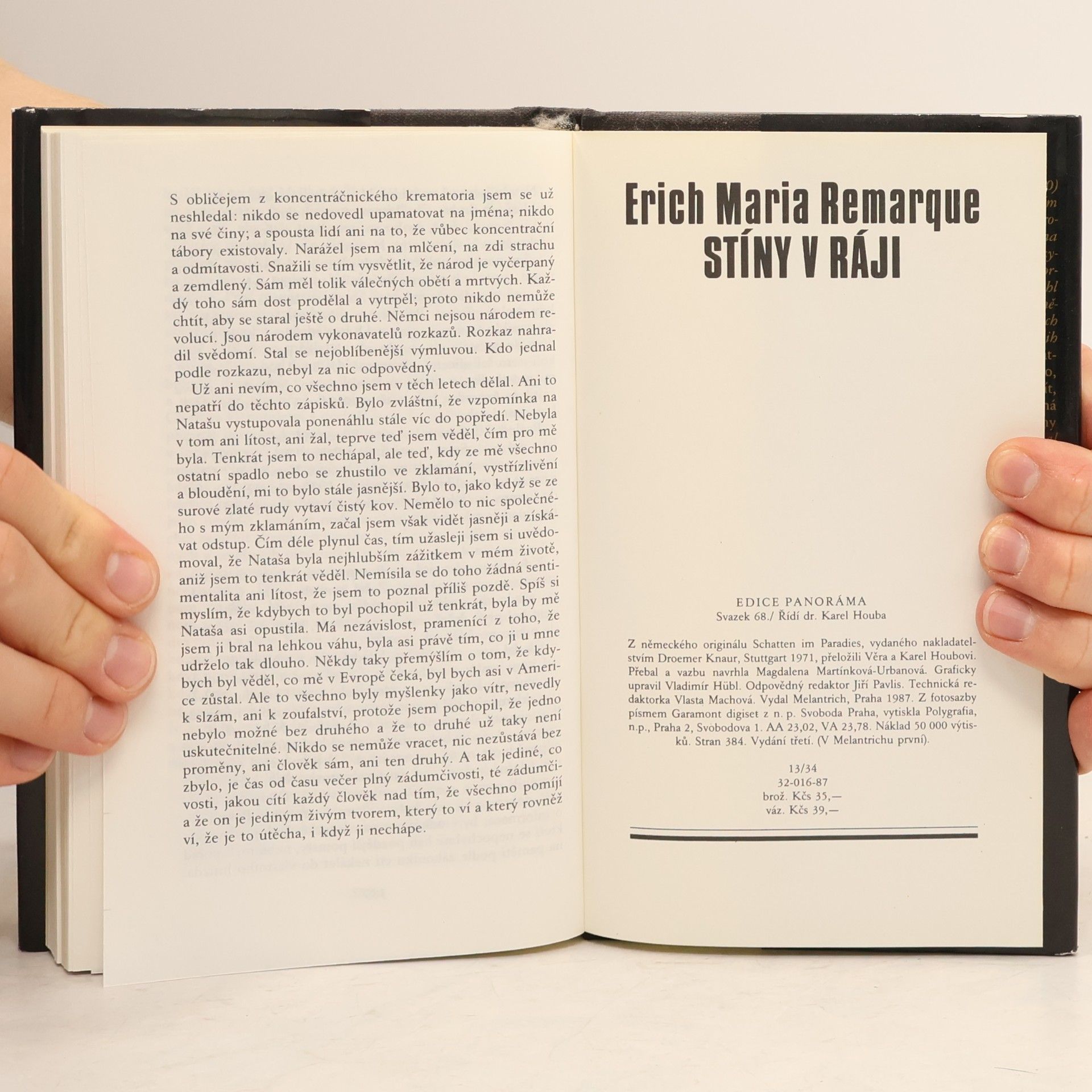 Erich Maria Remarque Stíny v ráji