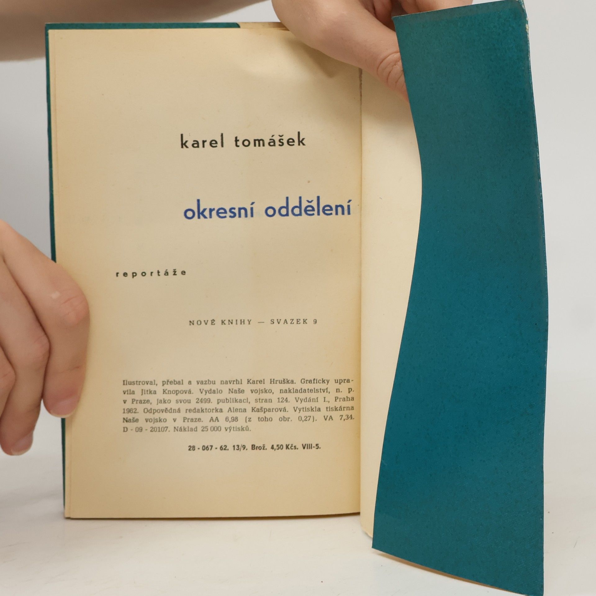 Karel Tomášek Okresní oddělení