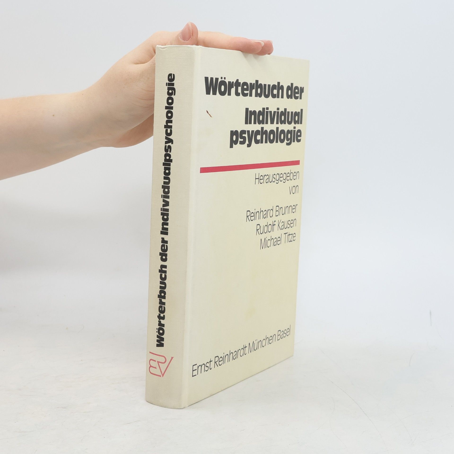 Reinhard Brunner Wörterbuch der Individualpsychologie