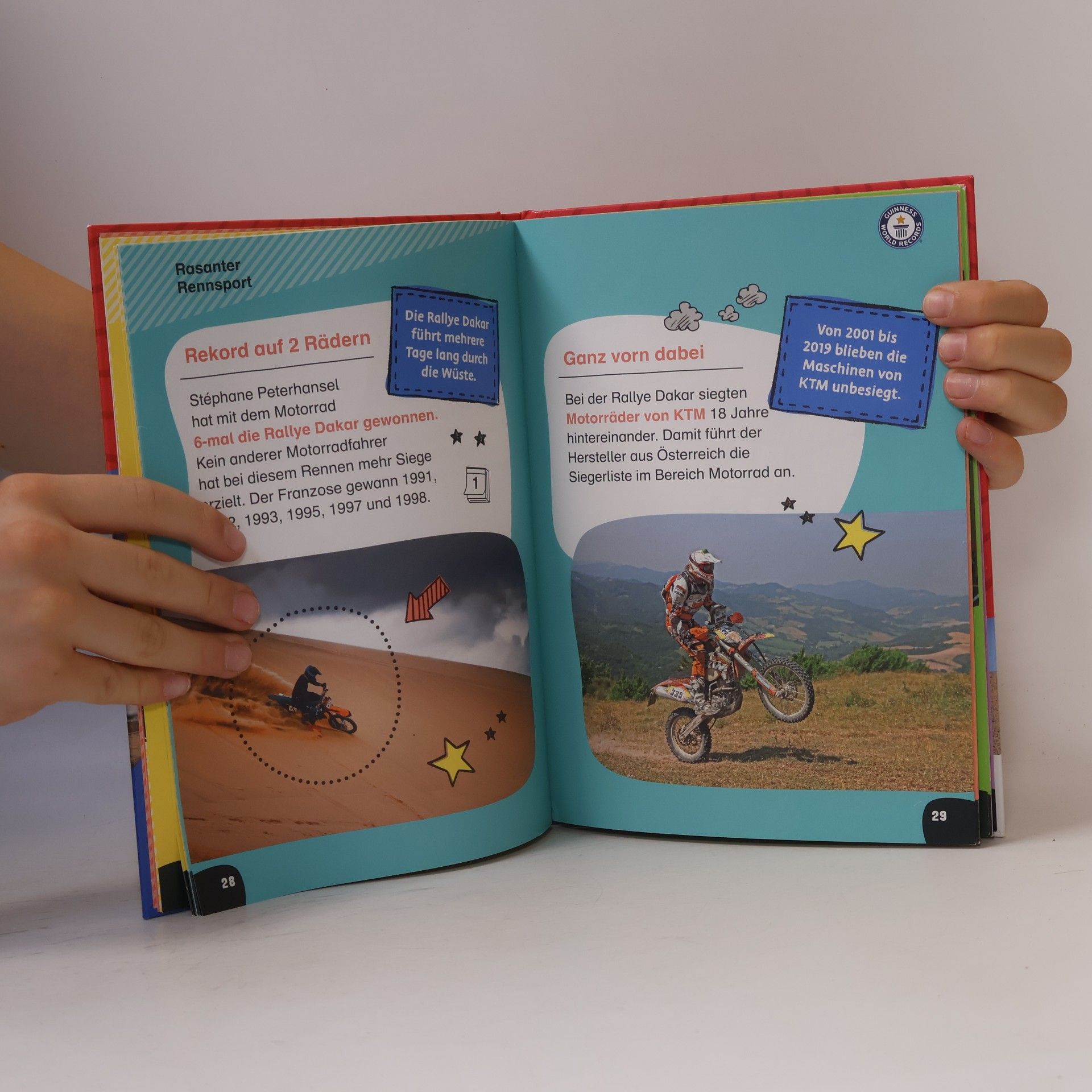 Guinness world records für Erstleser - Fahrzeuge