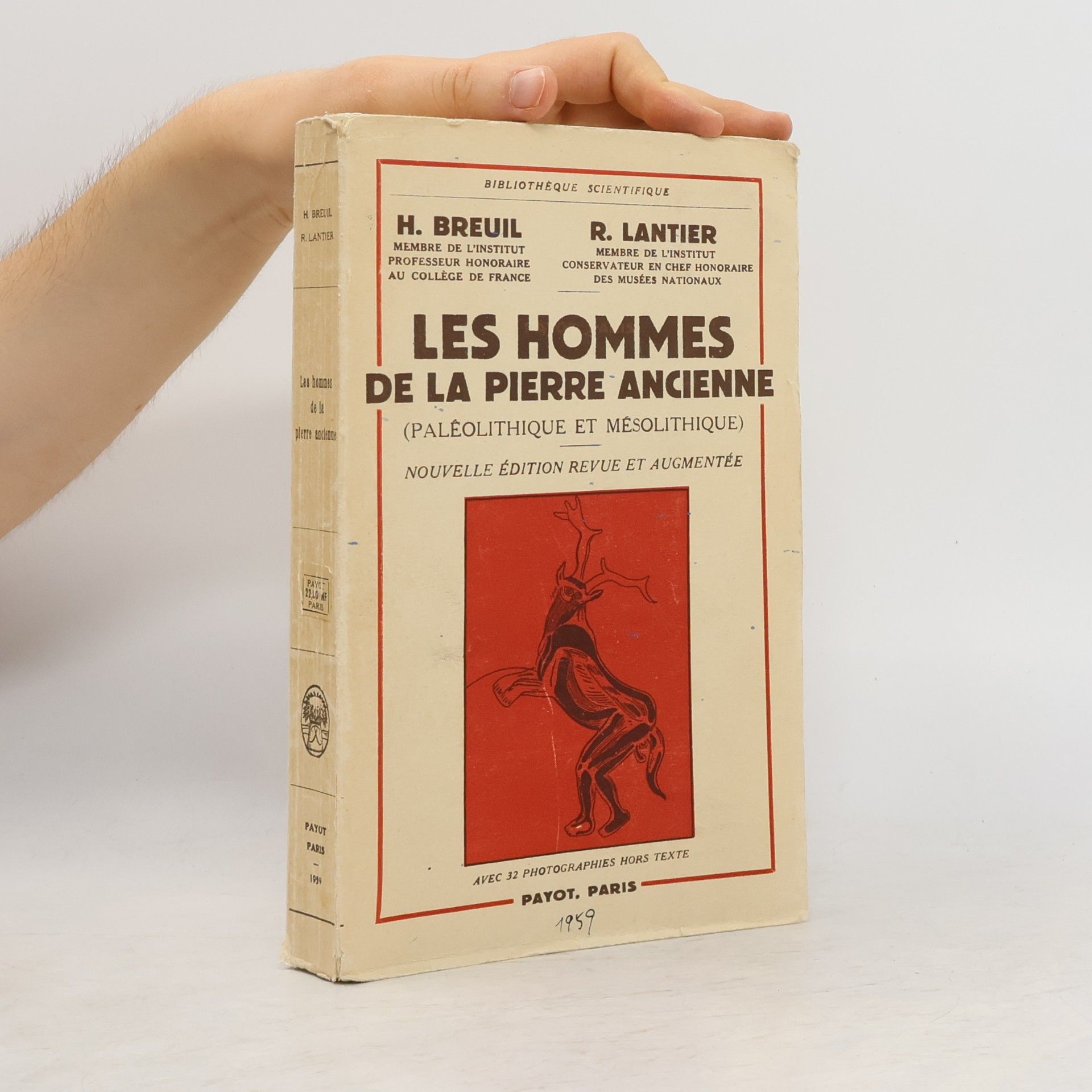 Raymond Lantier Les Hommes de la Pierre Ancienne