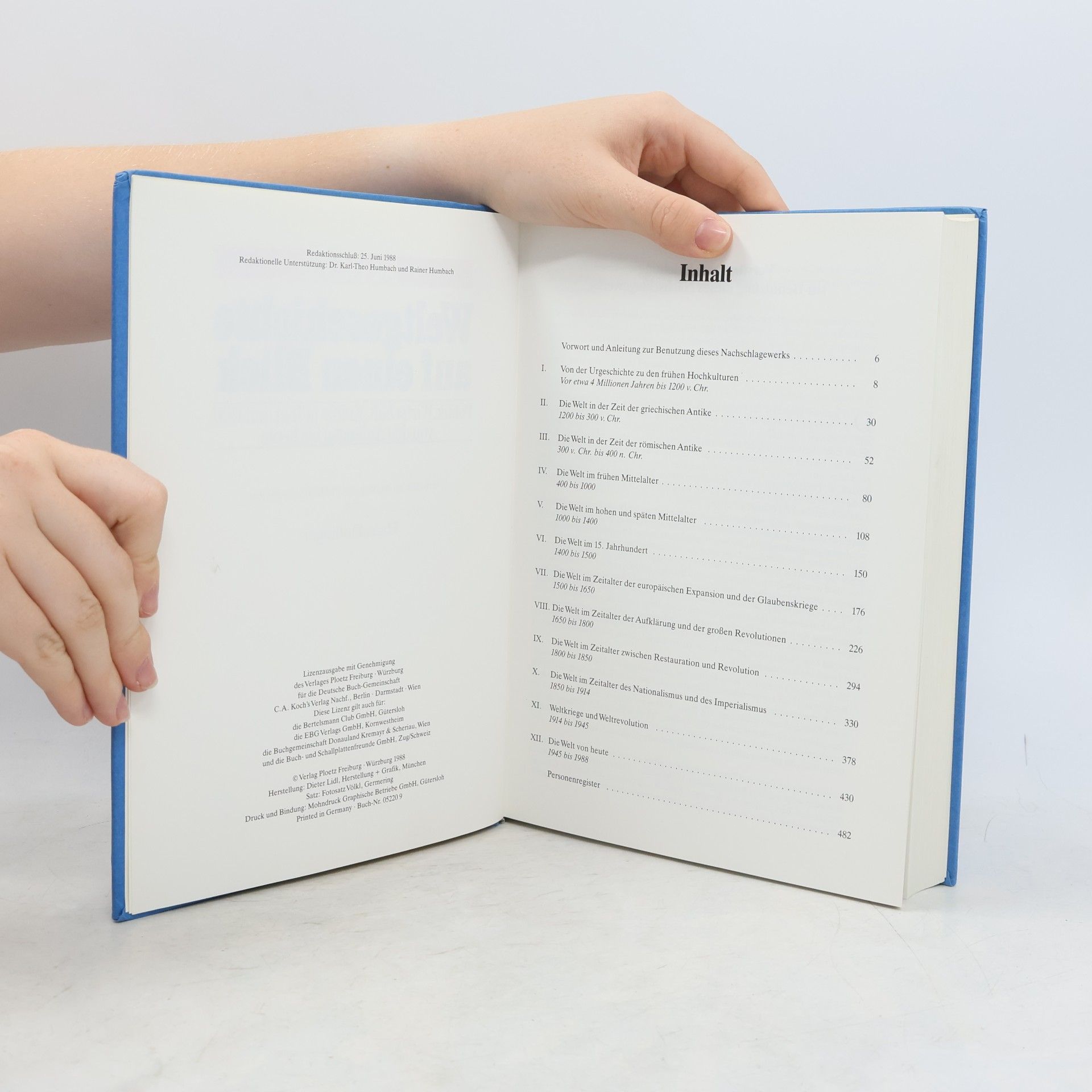 Hans Dollinger Weltgeschichte auf einen Blick