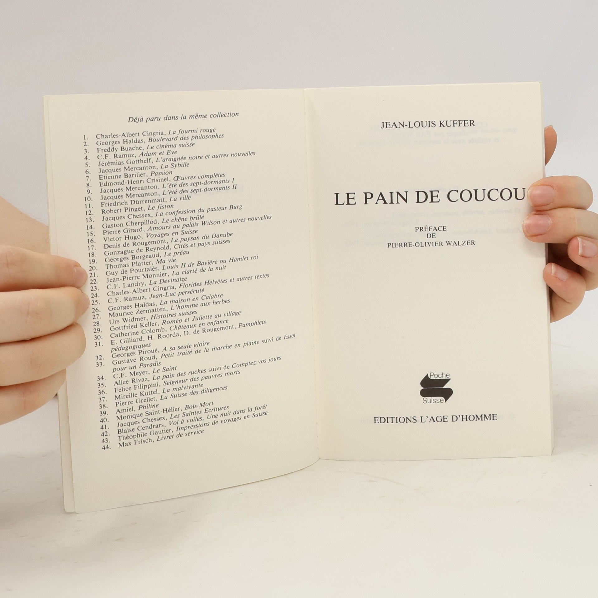Jean-Louis Kuffer Le Pain de Coucou