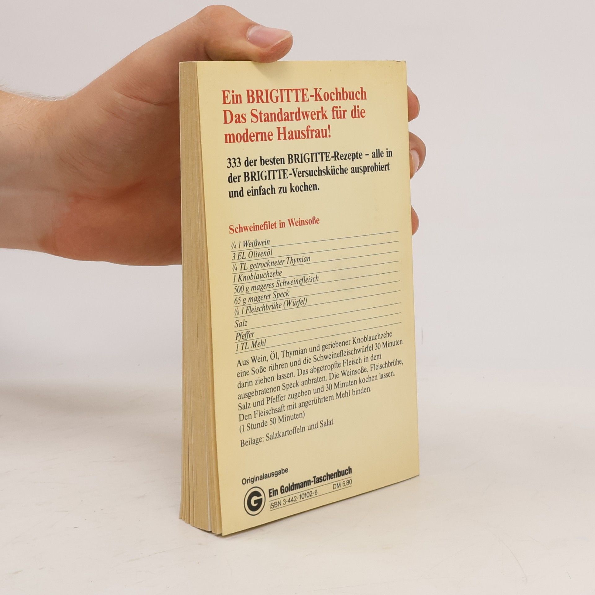 333 [Dreihundertdreiunddreissig] Brigitte-Rezepte