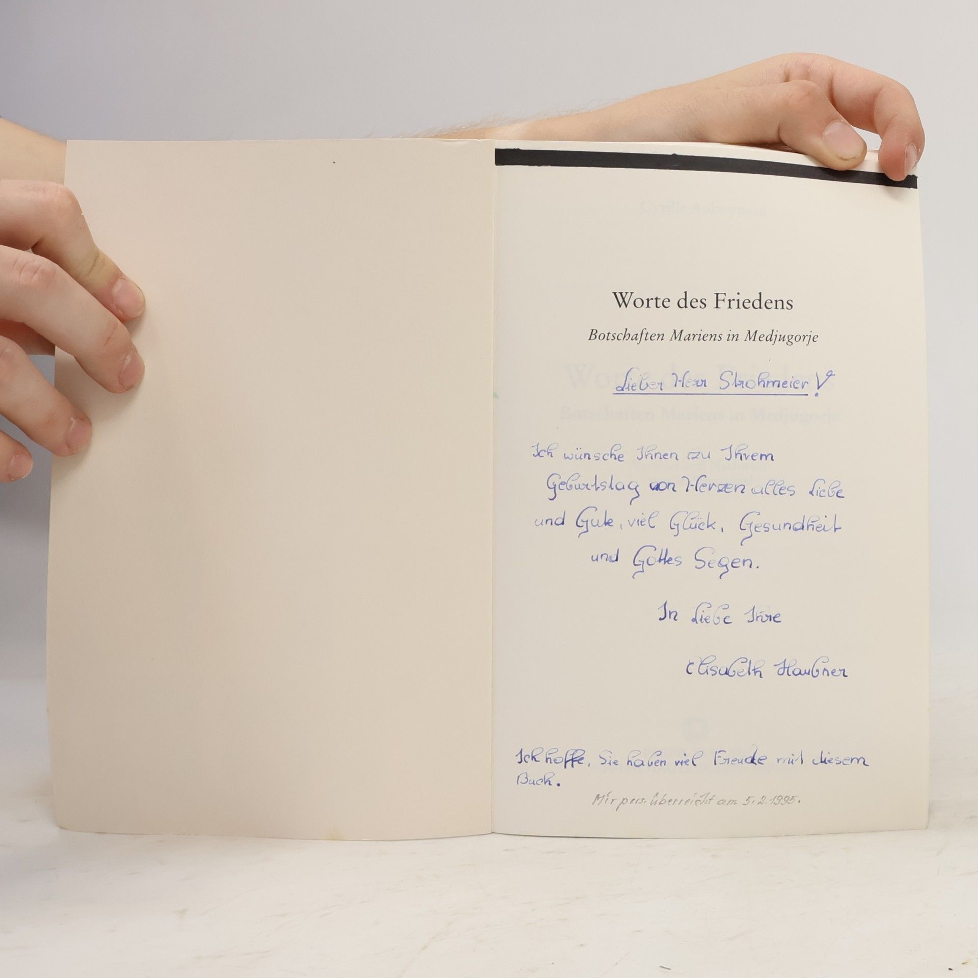 Cyrille Auboyneau Worte des Friedens