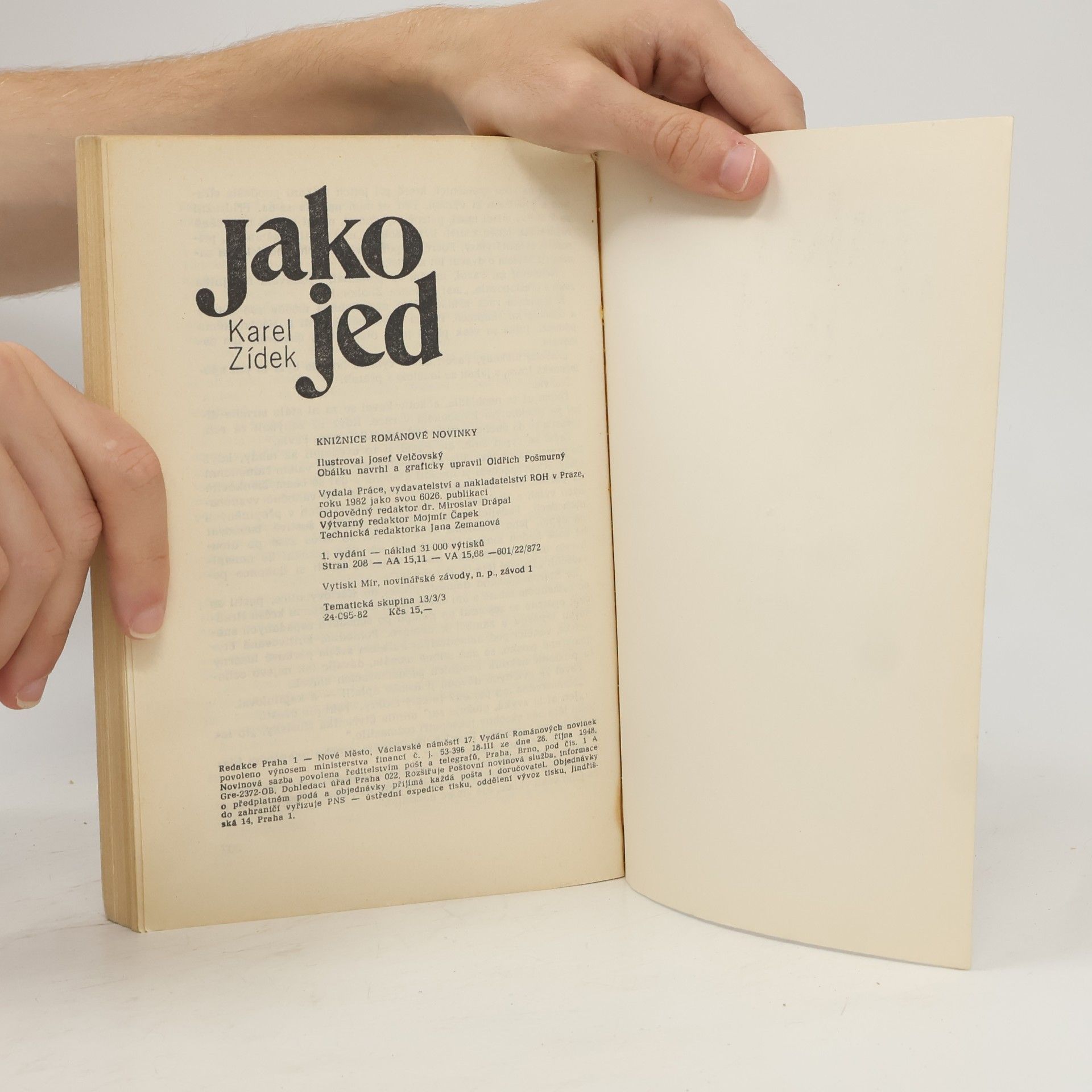 Karel Zídek Jako jed