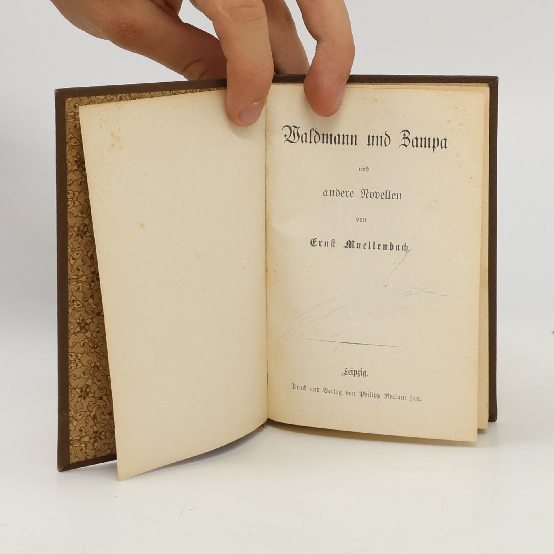 Ernst Muellenbach Waldmann und Bampa und andere Novellen