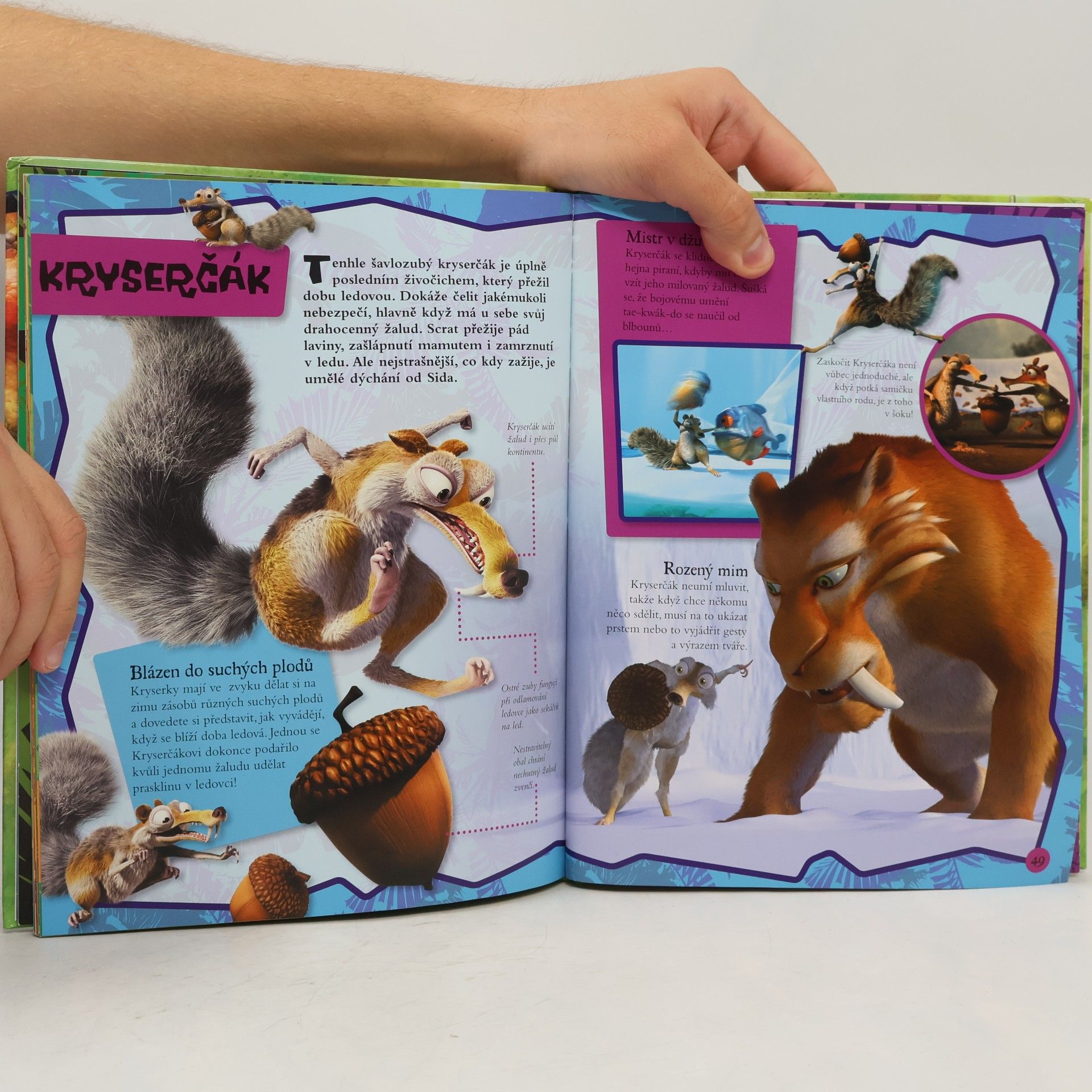 Glenn Dakin Doba ledová 3 - úsvit dinosaurů : obrazový slovník