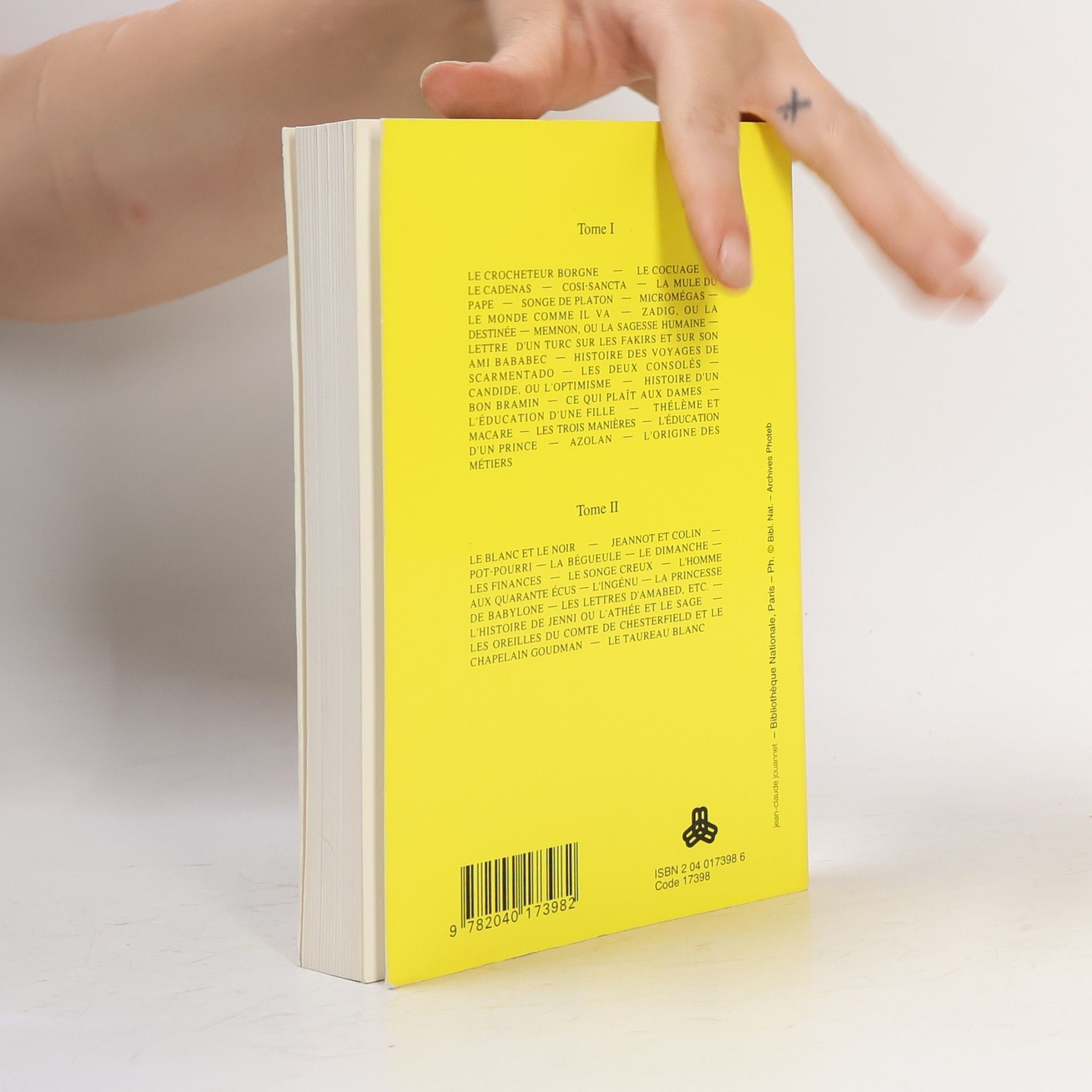 Voltaire Classiques Garnier - 1: Contes en vers et en prose