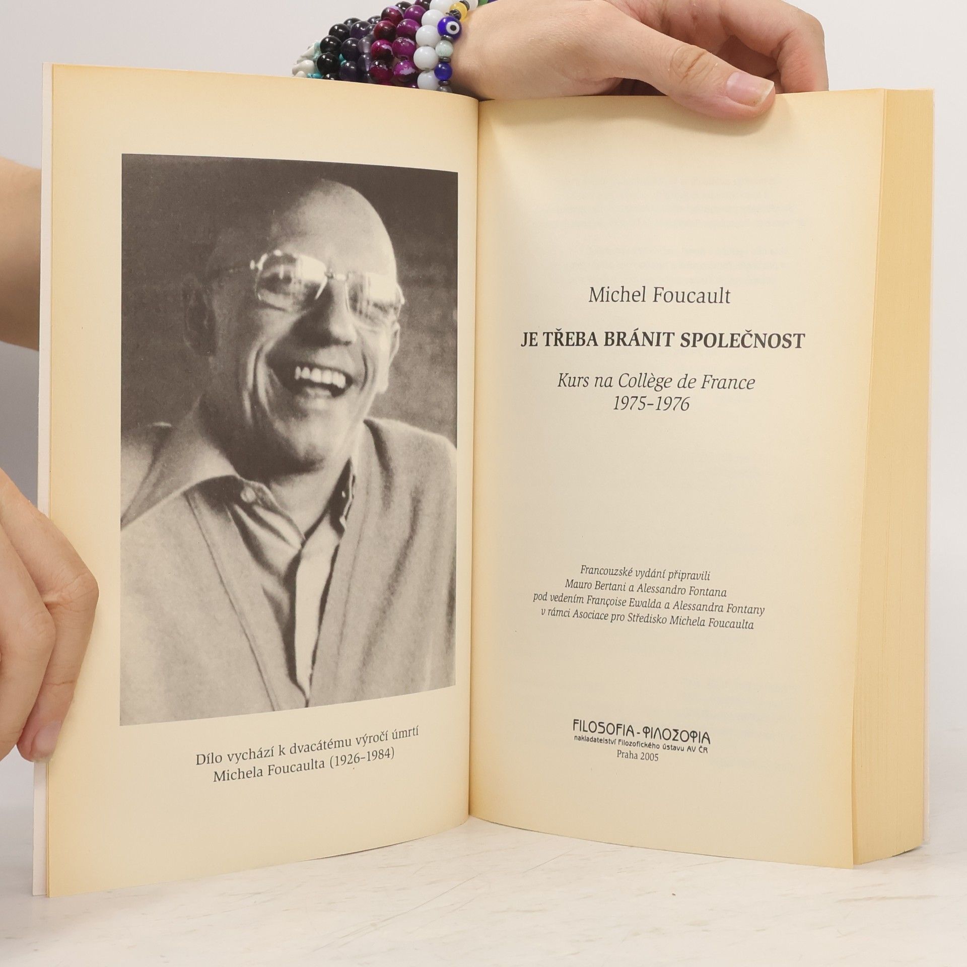 Michel Foucault Je třeba bránit společnost