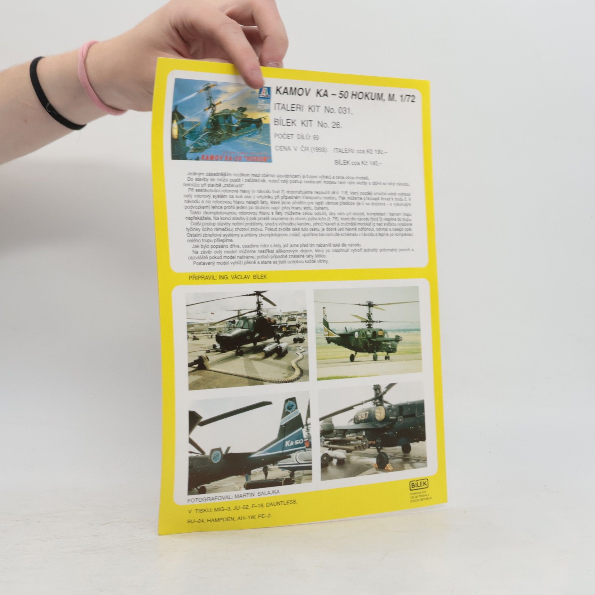 Kolektív autorov Modelářům 2. KAMOV Ka-50 HOKUM