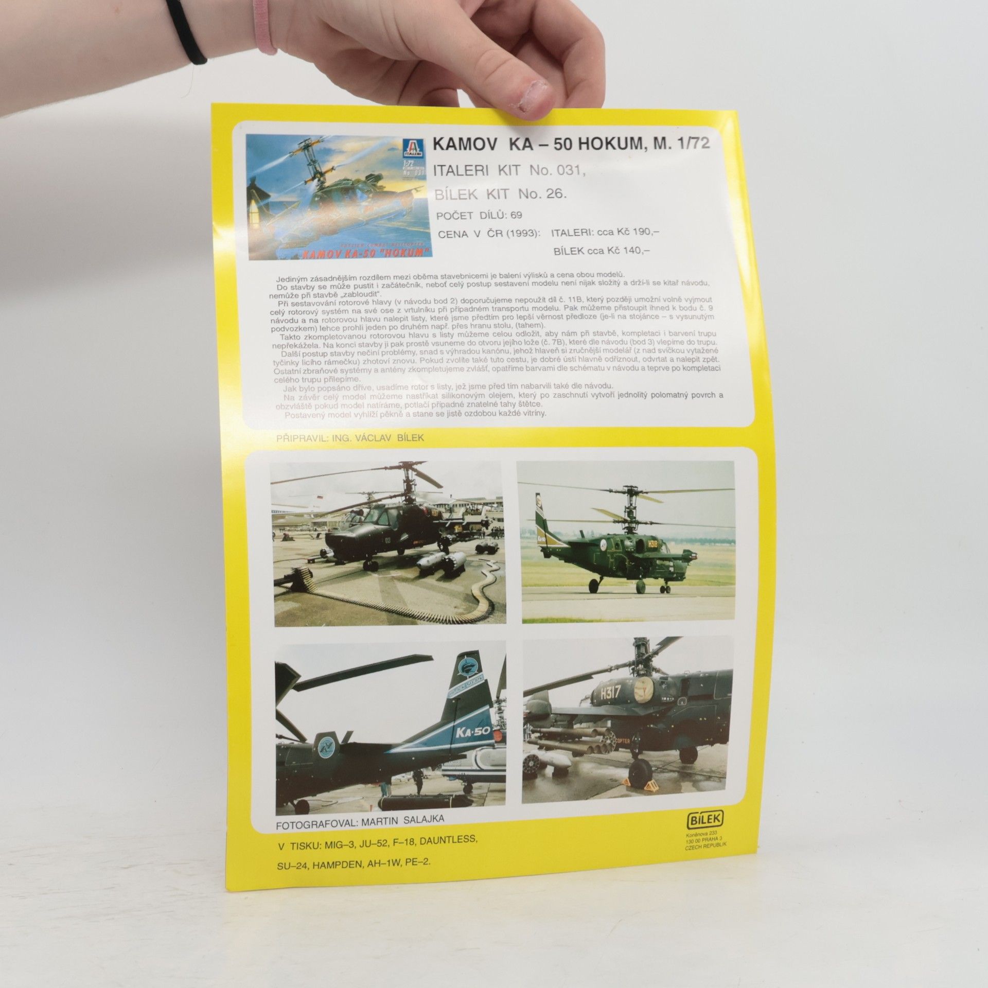 Kolektív autorov Modelářům 2. KAMOV Ka-50 HOKUM