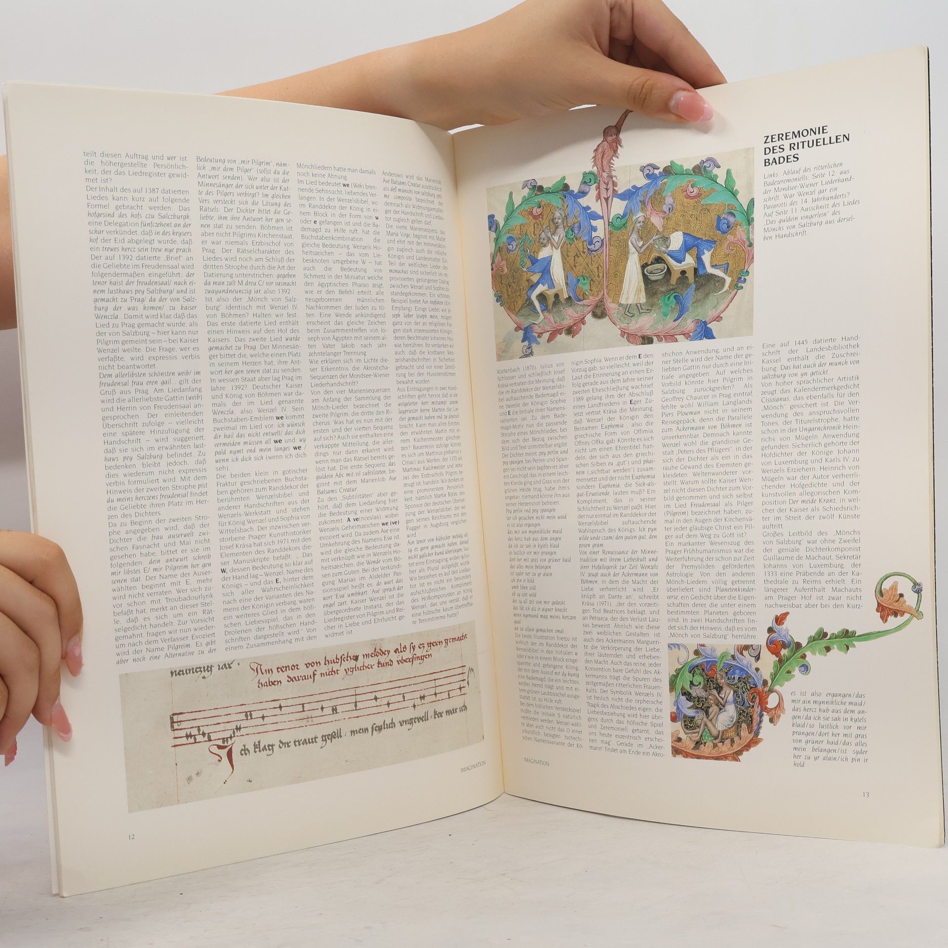 kolektiv Imagination Bibelhandschriften des Mittelalters 1/1992