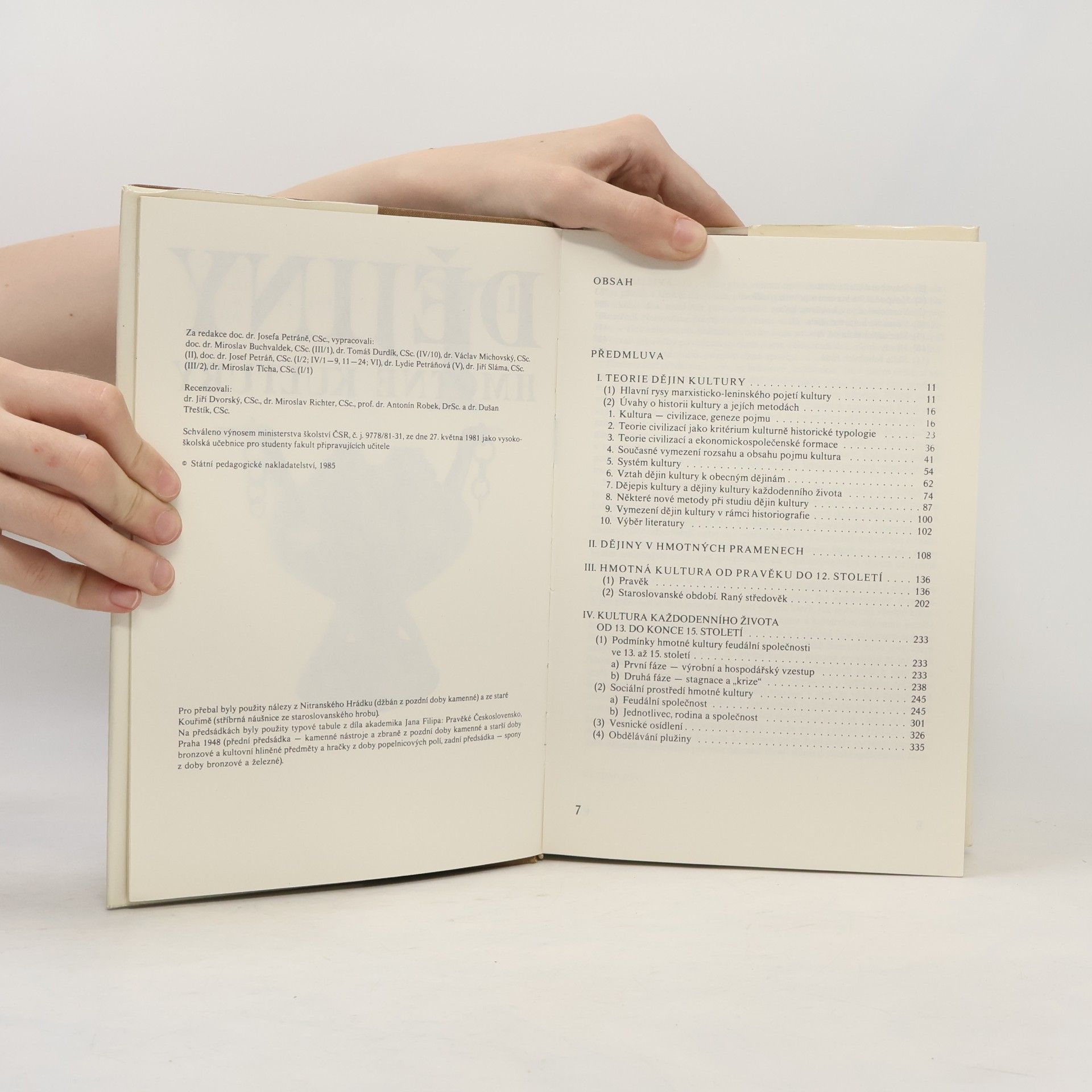 Autorenkollektiv Dějiny hmotné kultury I(1)