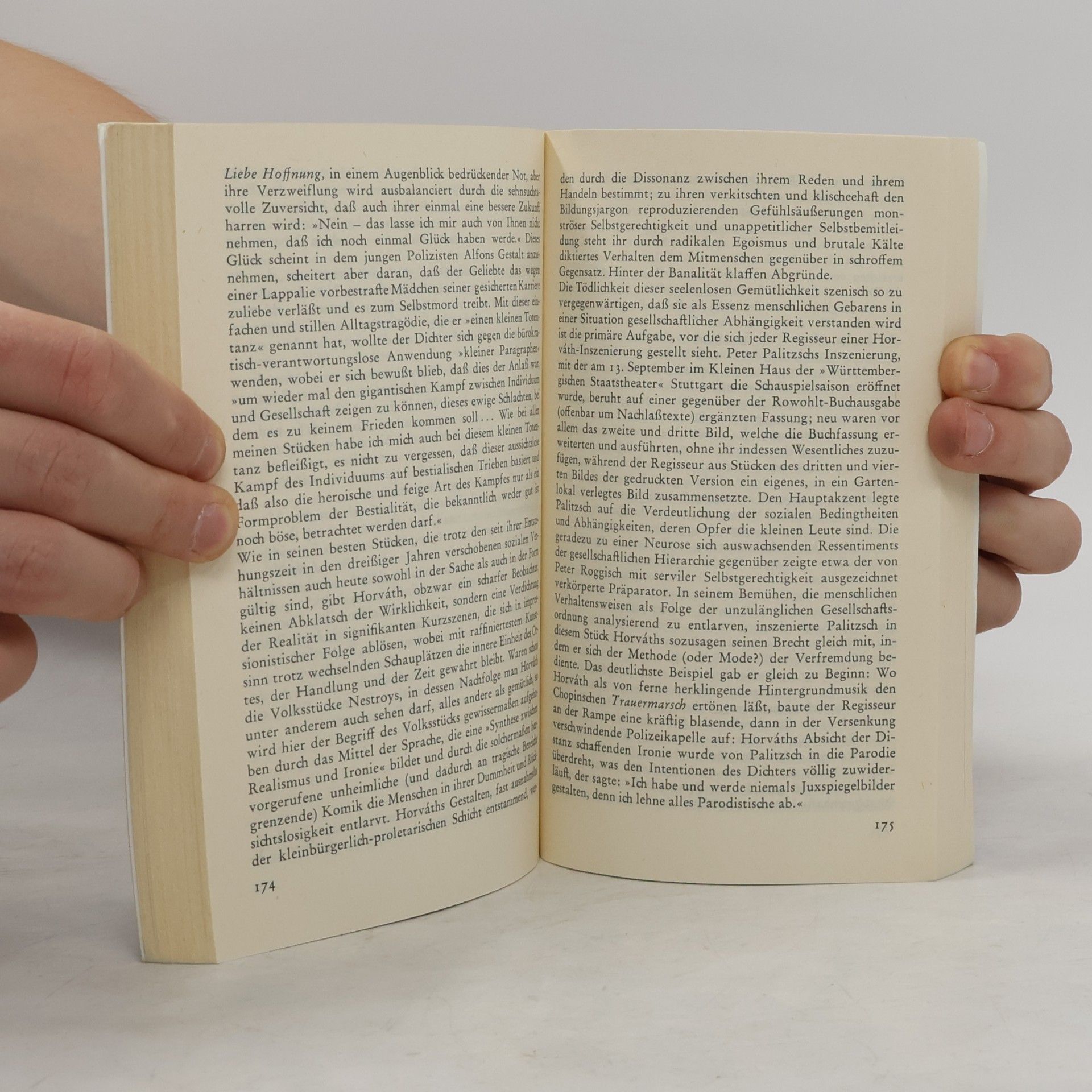 Traugott Krischke Materialien zu Ödön von Horváths Glaube, Liebe, Hoffnung