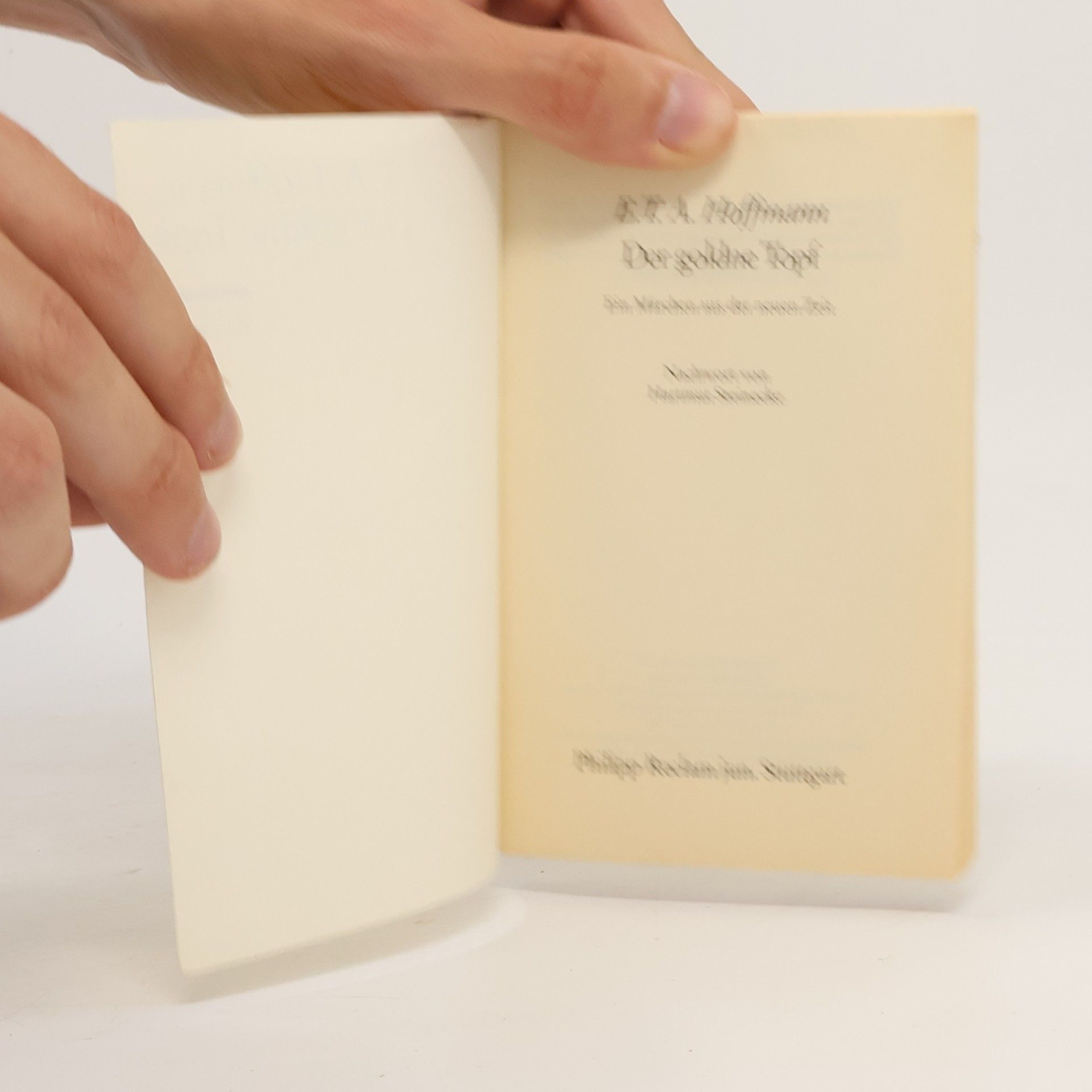 E. T. A. Hoffmann Der Goldne Topf