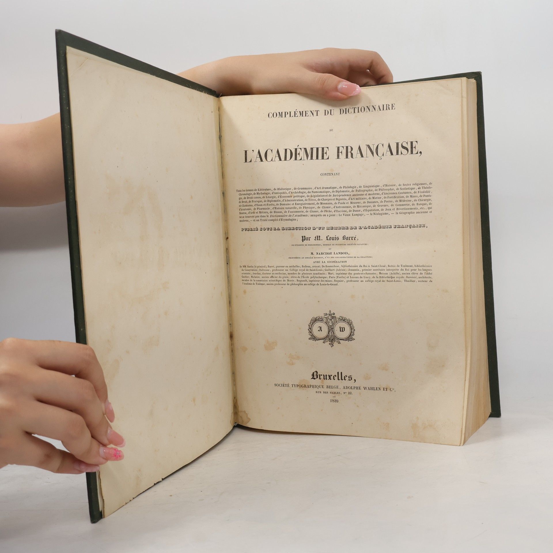 Autorenkollektiv L'Académie Francaise