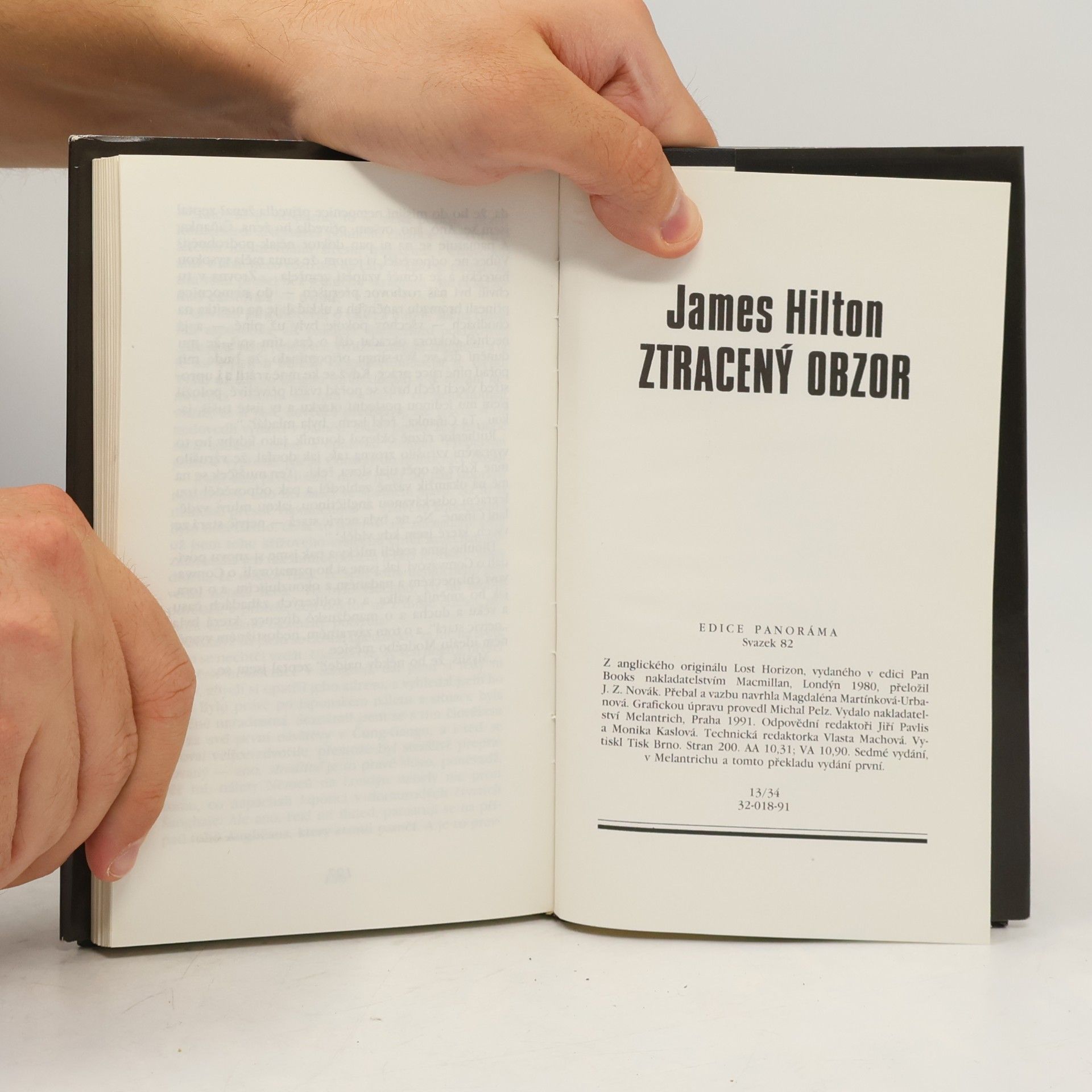 James Hilton Ztracený obzor