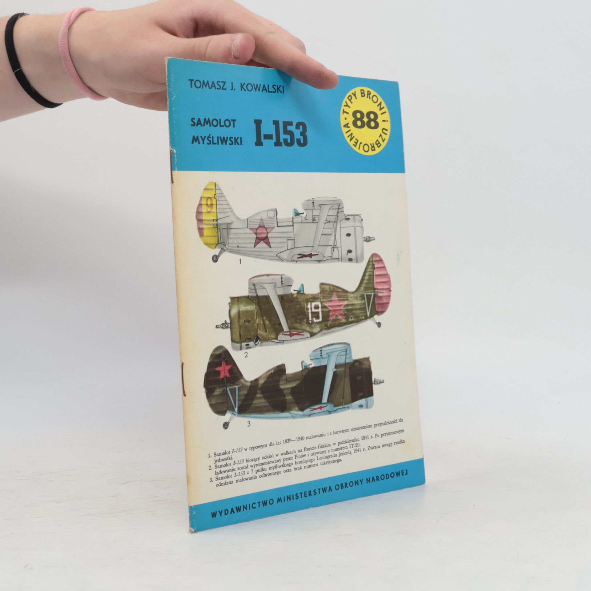 Typy broni i uzbrojenia - 88: Samolot myśliwski I-153