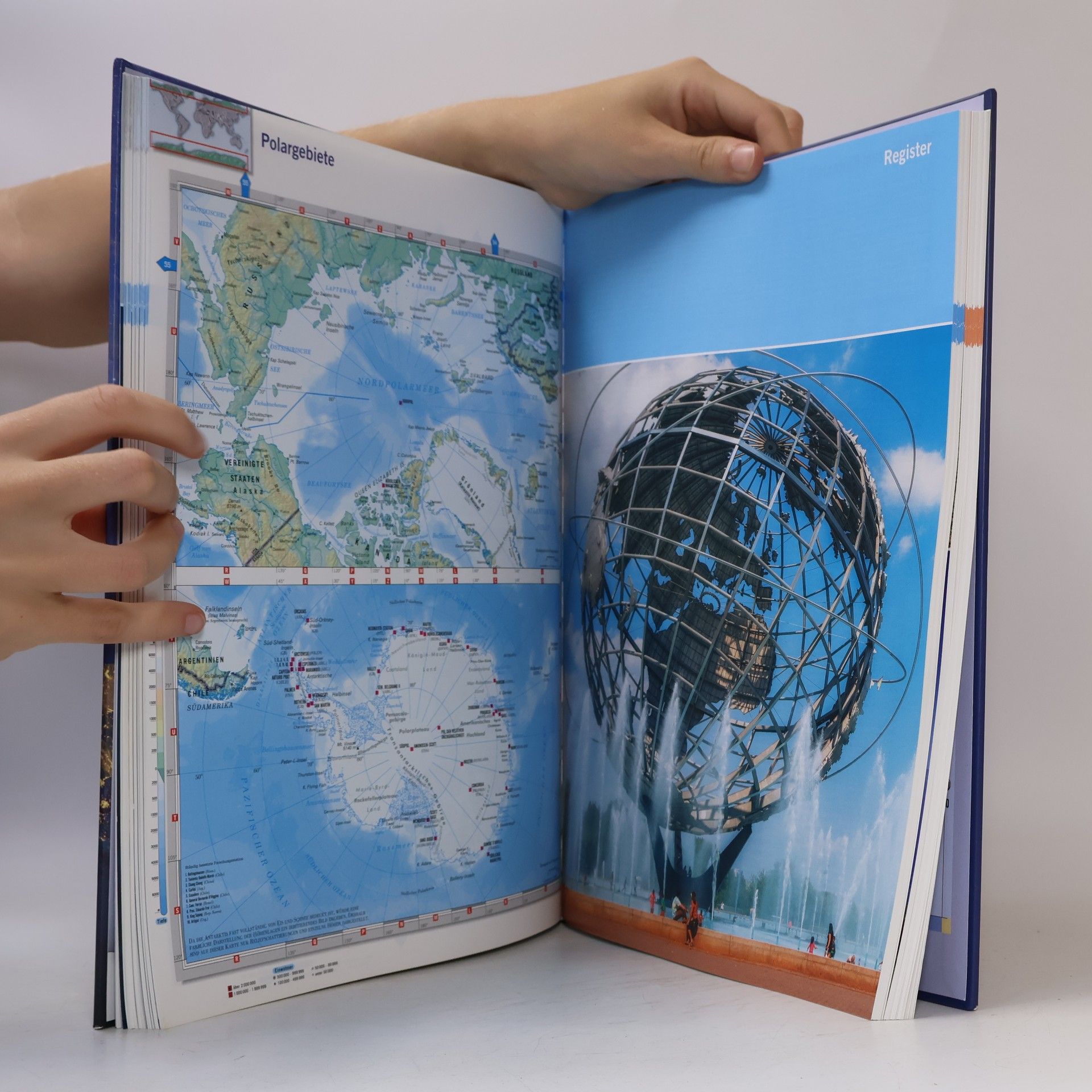 Meyers Universalatlas mit Länderlexikon