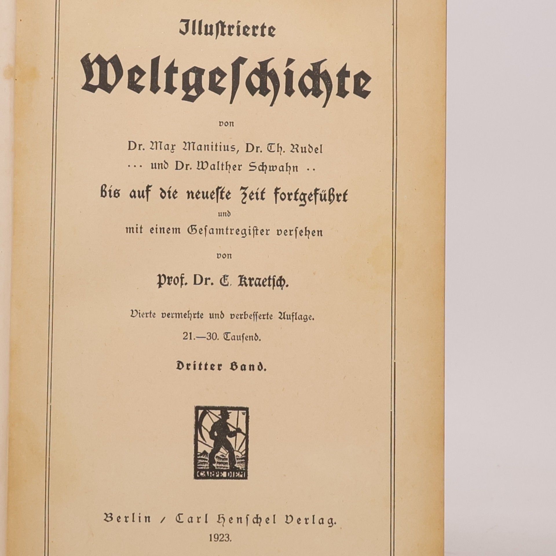 E. Kraetsch Illustrierte Weltgeschichte 3