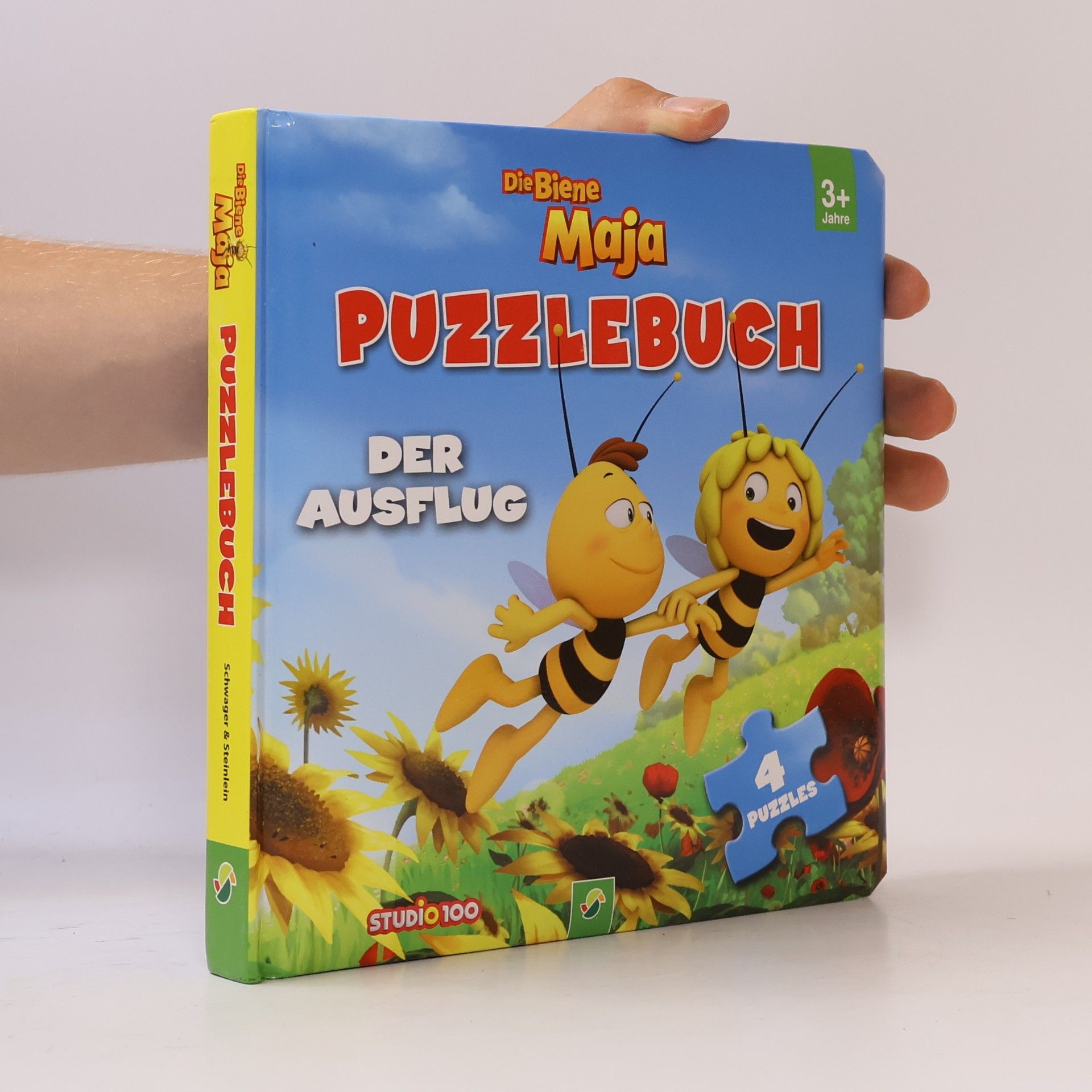 Kolektiv autorů Včelka Mája: knížka s puzzle