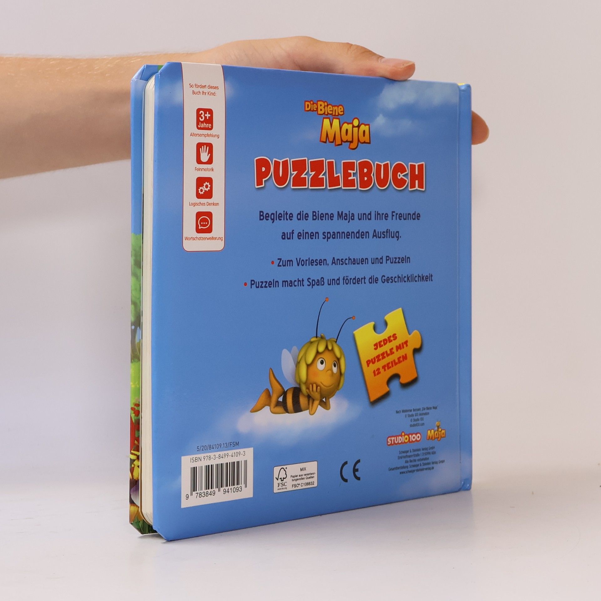 Autores varios Včelka Mája: knížka s puzzle