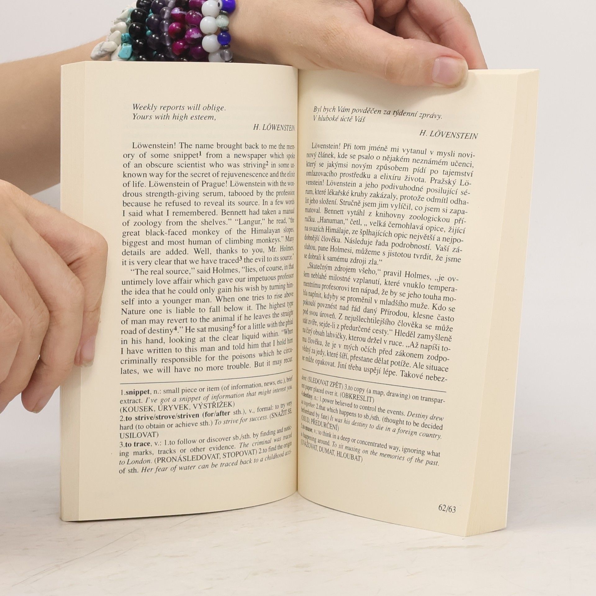 Arthur Conan Doyle Three cases of Sherlock Holmes. Tři případy Sherlocka Holmese