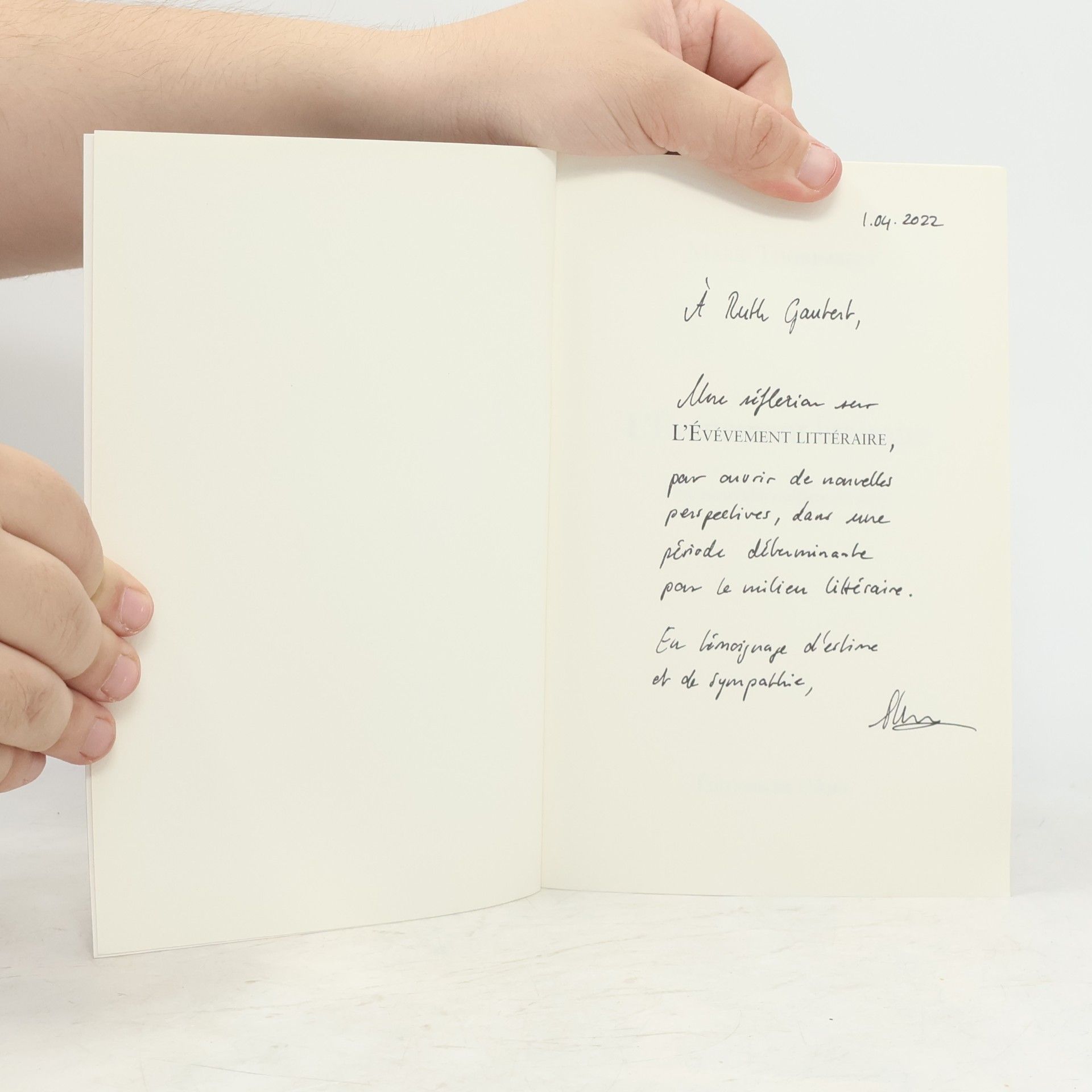 Thorimbert, Marie L'EVENEMENT LITTERAIRE: UNE NOUVELLE CULTURE LIVRE