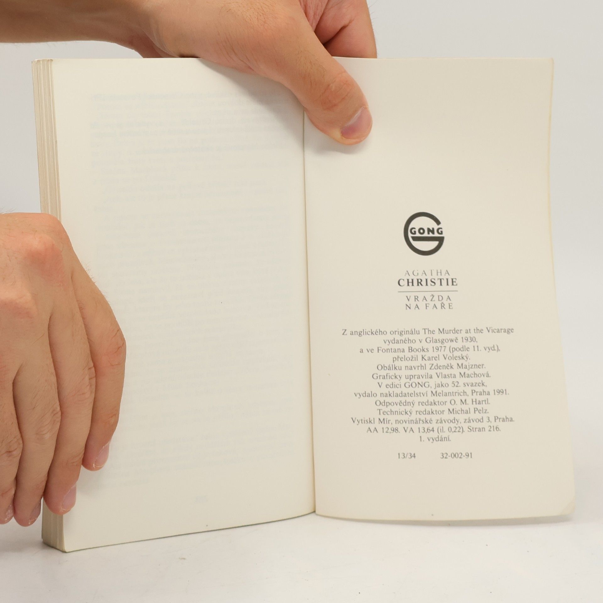 Agatha Christie Vražda na faře