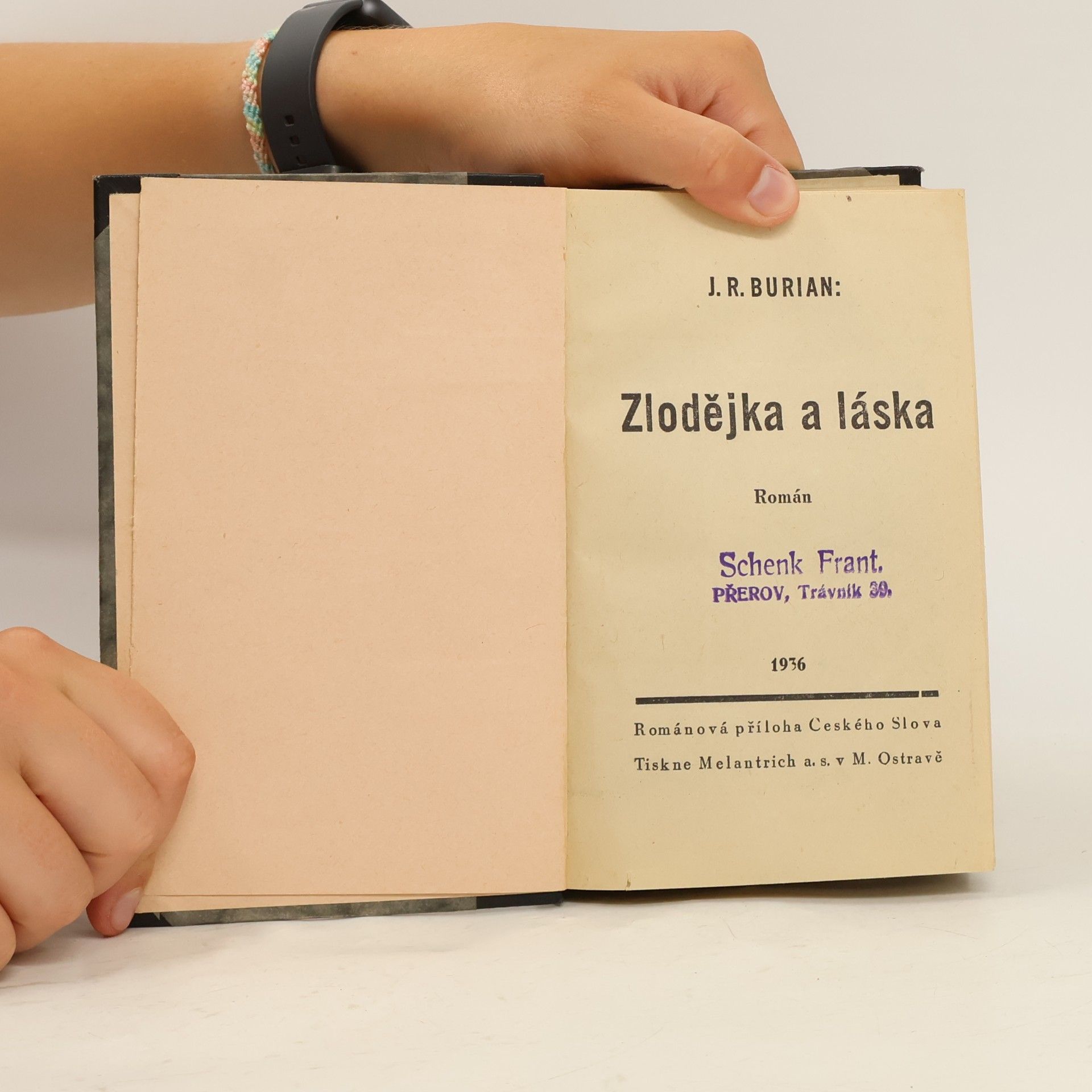 J. R. Burian Zlodějka a láska