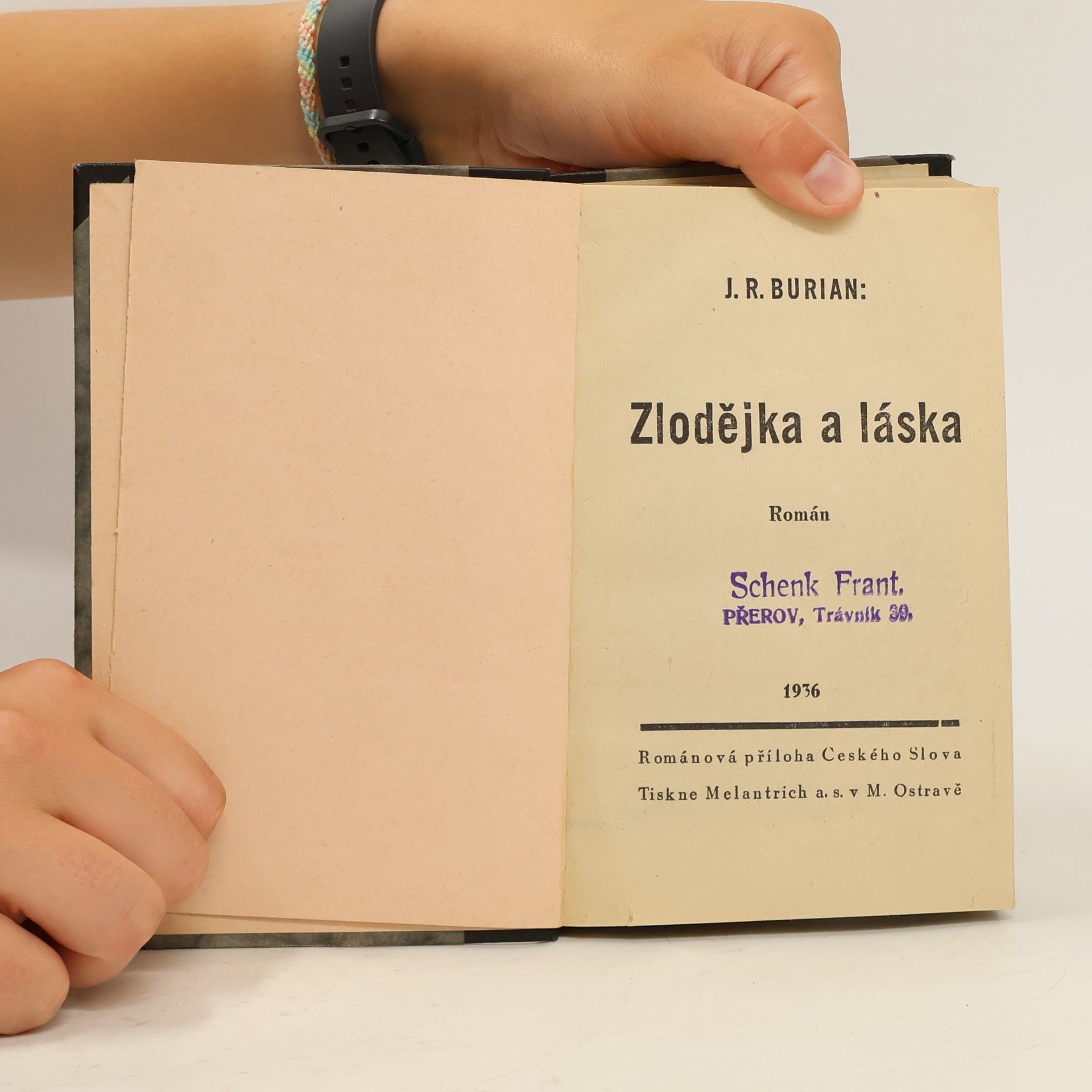 J. R. Burian Zlodějka a láska