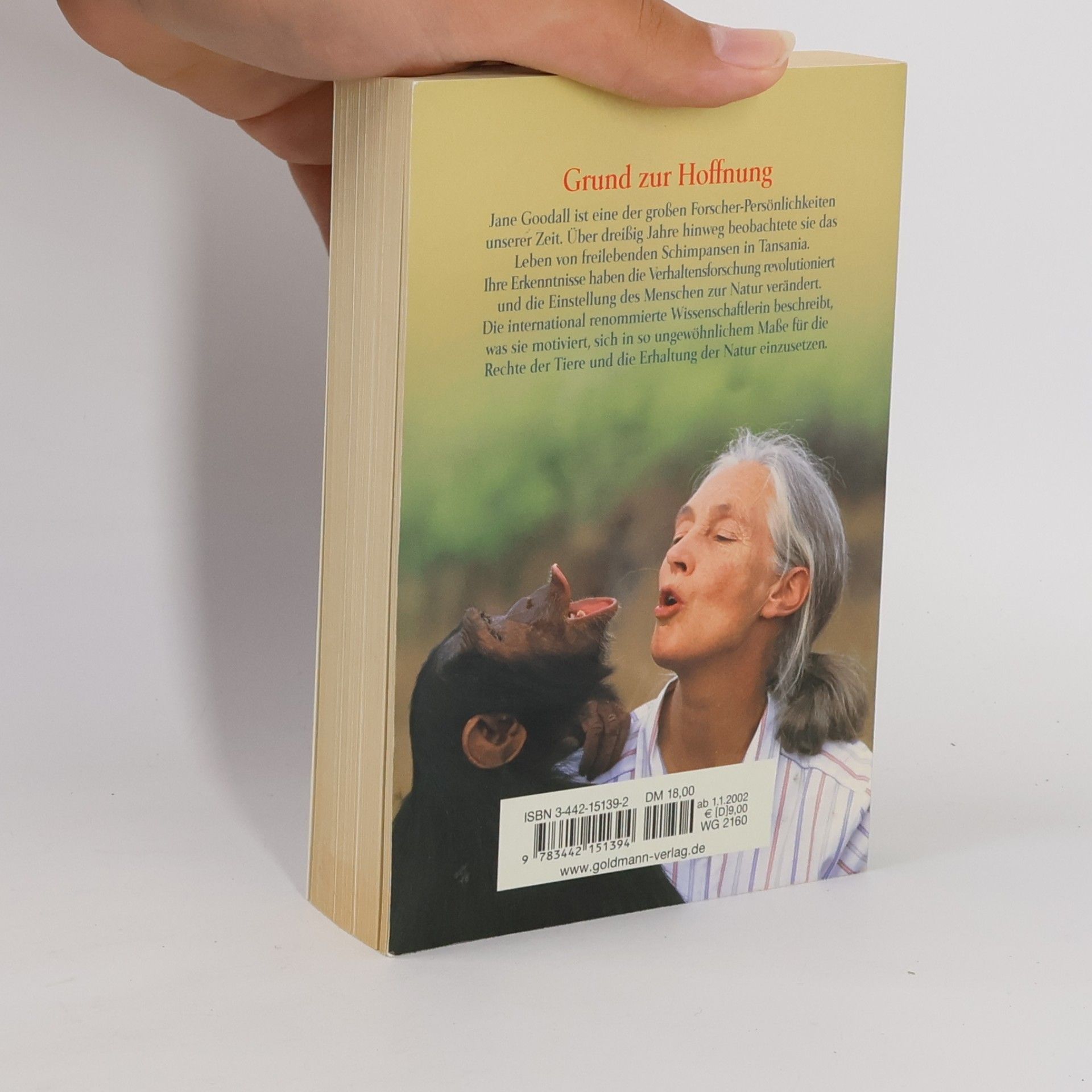Jane Goodall Grund zur Hoffnung
