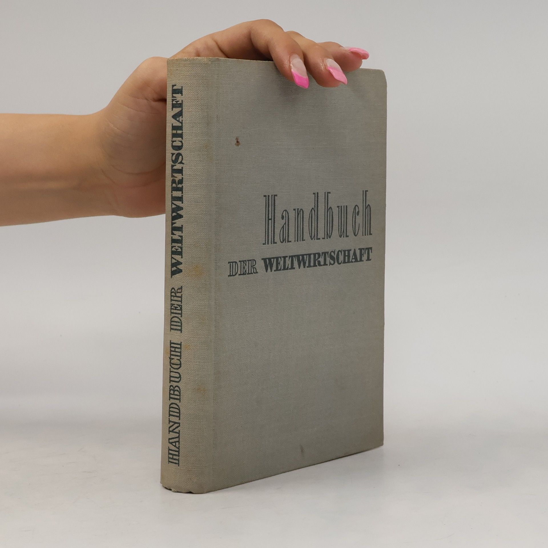 kolektiv Handbuch der Weltwirtschaft