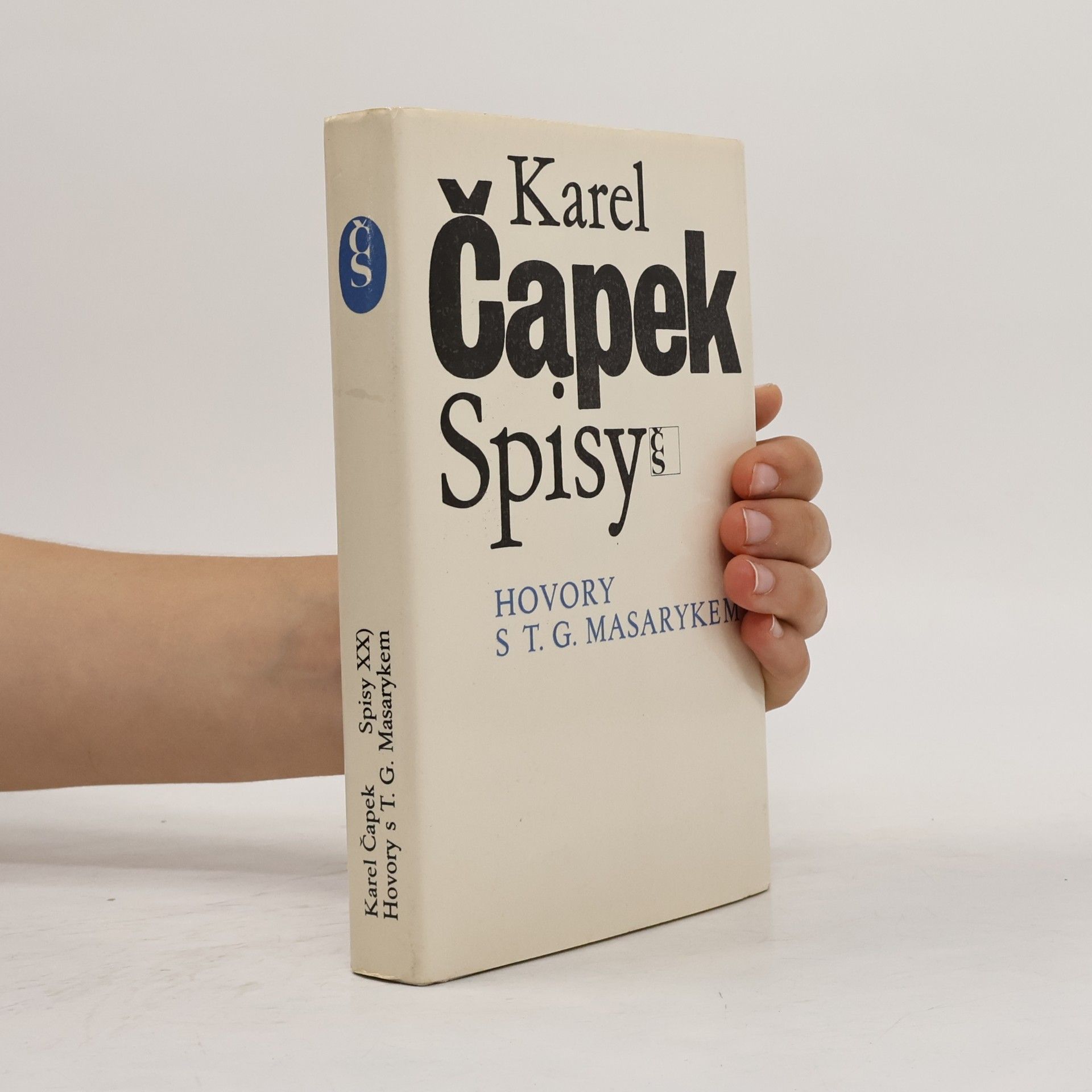 Karel Čapek Hovory s T. G. Masarykem