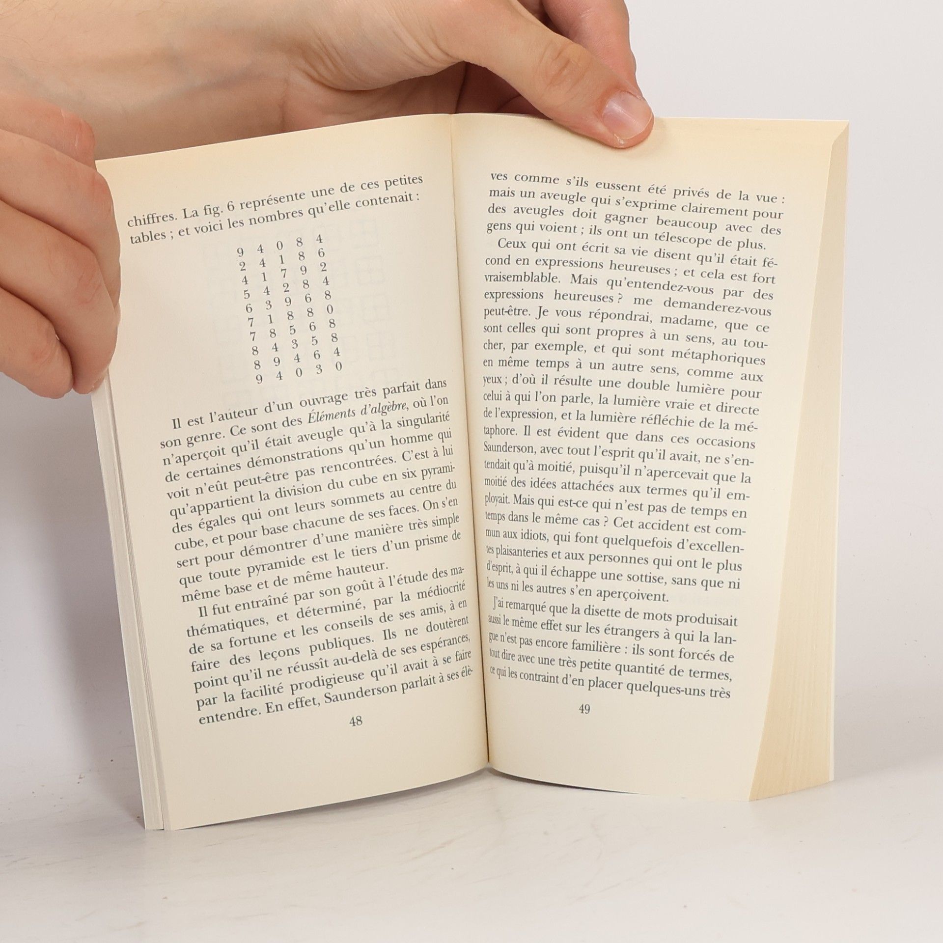 Denis Diderot Lettre sur les aveugles