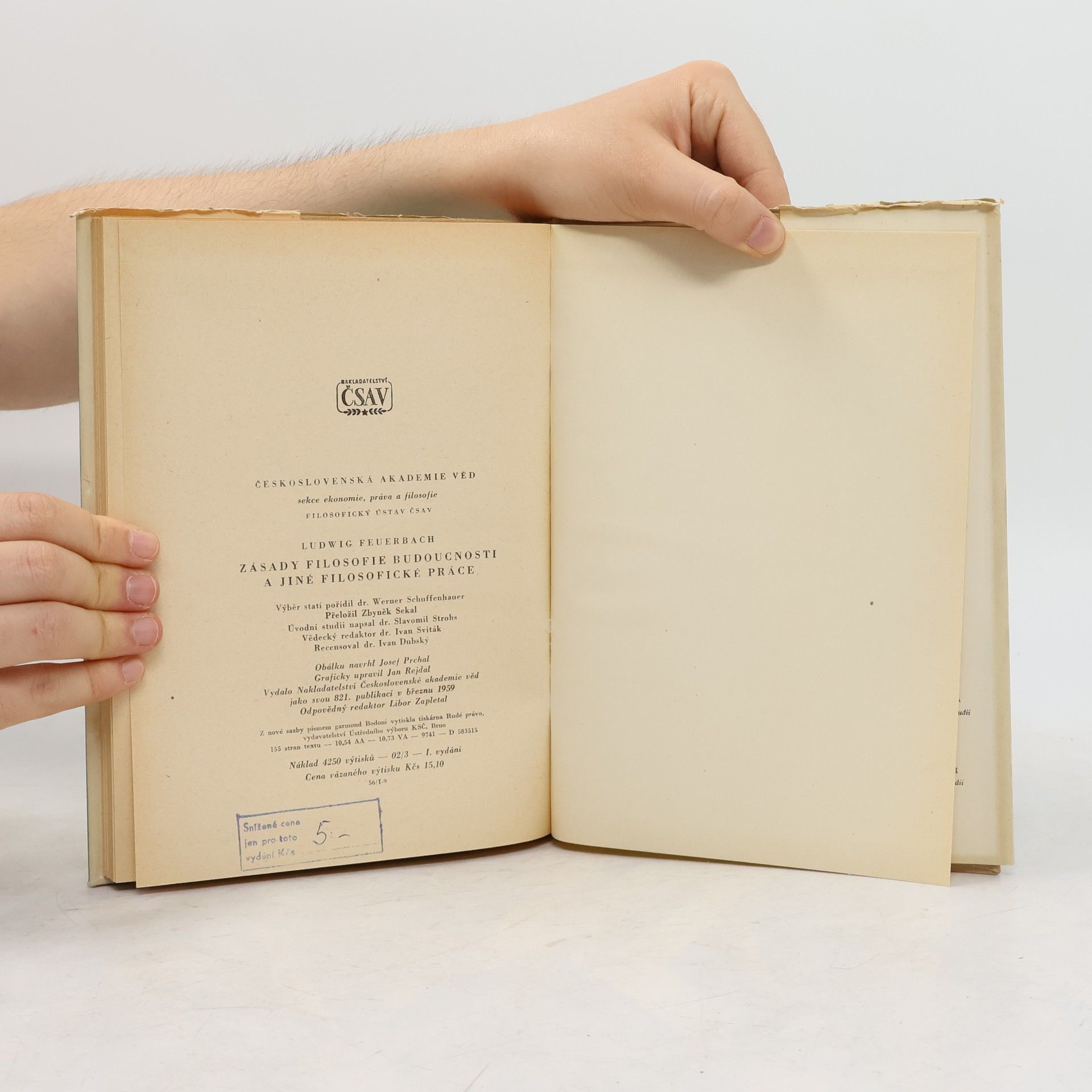 Ludwig Feuerbach Zásady filosofie budoucnosti a jiné filosofické práce