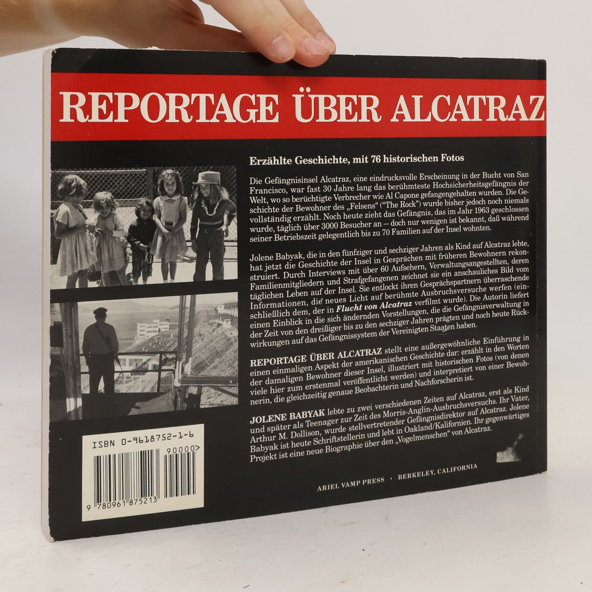 Jolene Babyak Reportage über Alcatraz