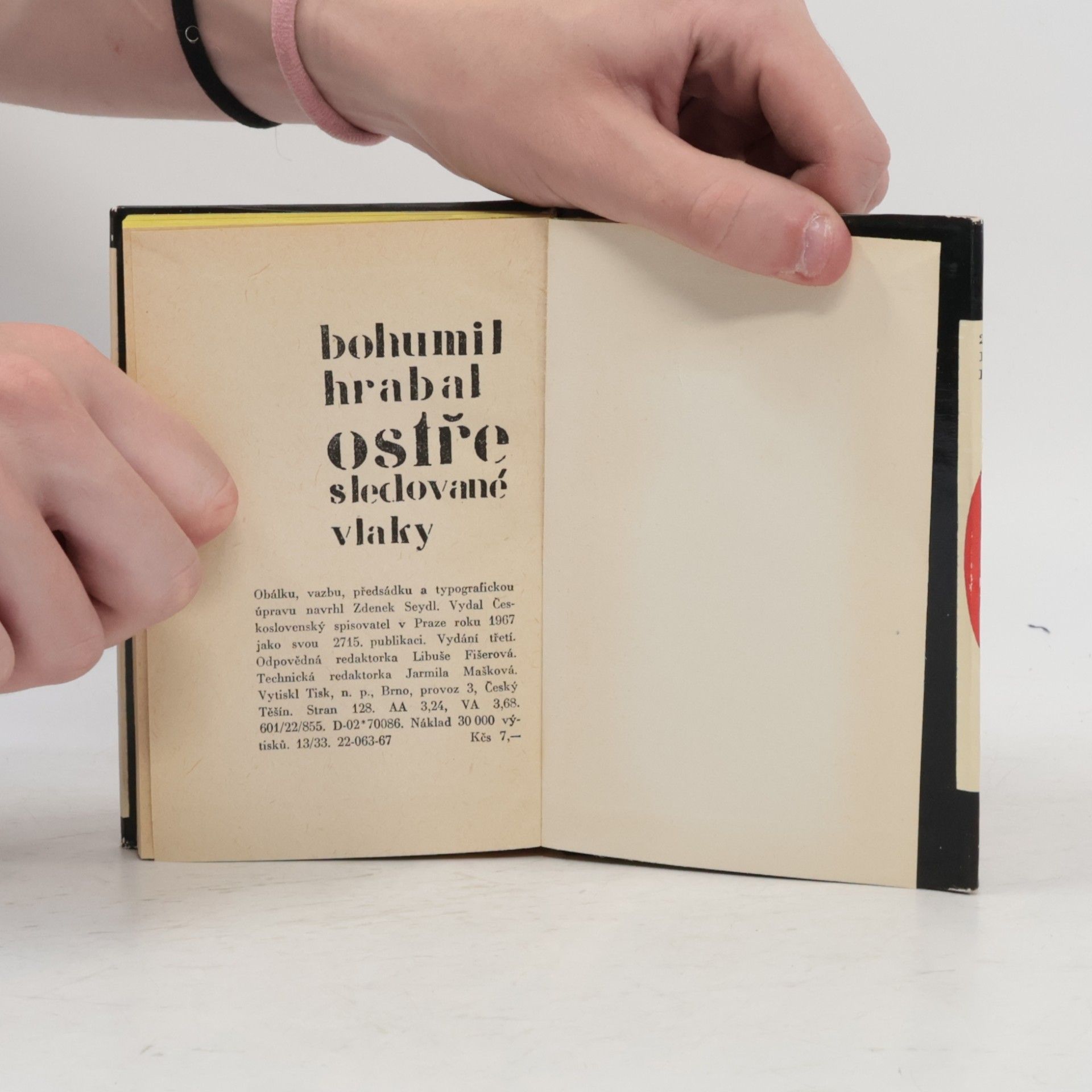 Bohumil Hrabal Ostře sledované vlaky