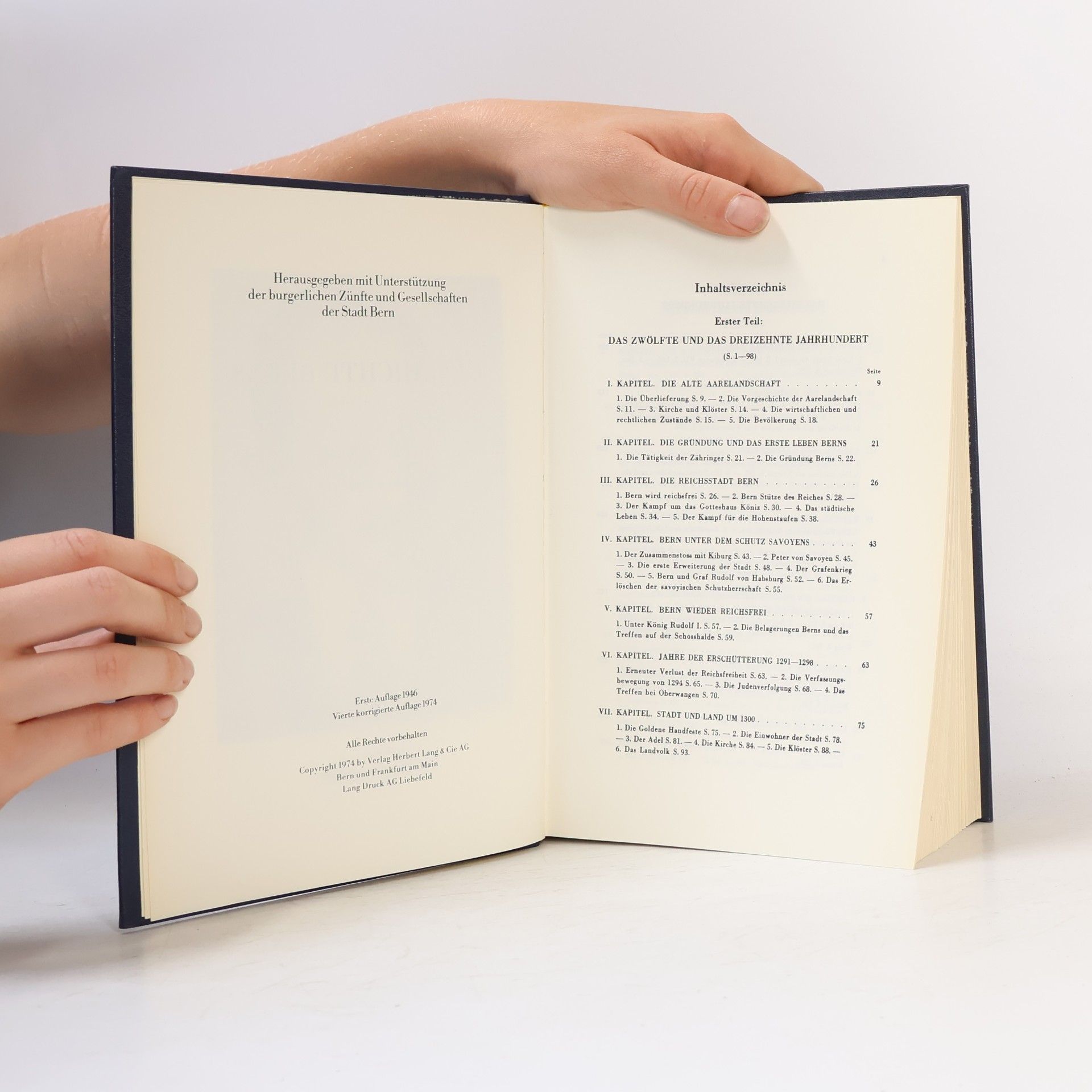 Richard Feller Geschichte Berns