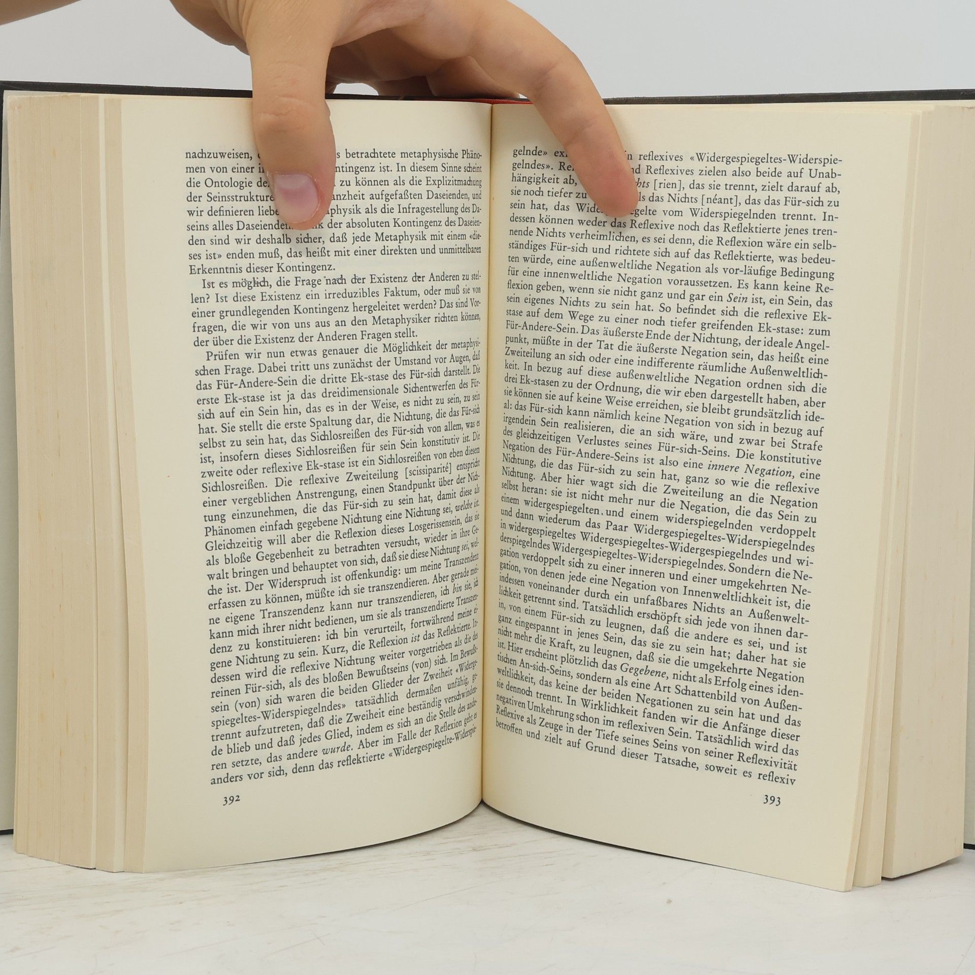 Jean-Paul Sartre Das Sein und das Nichts