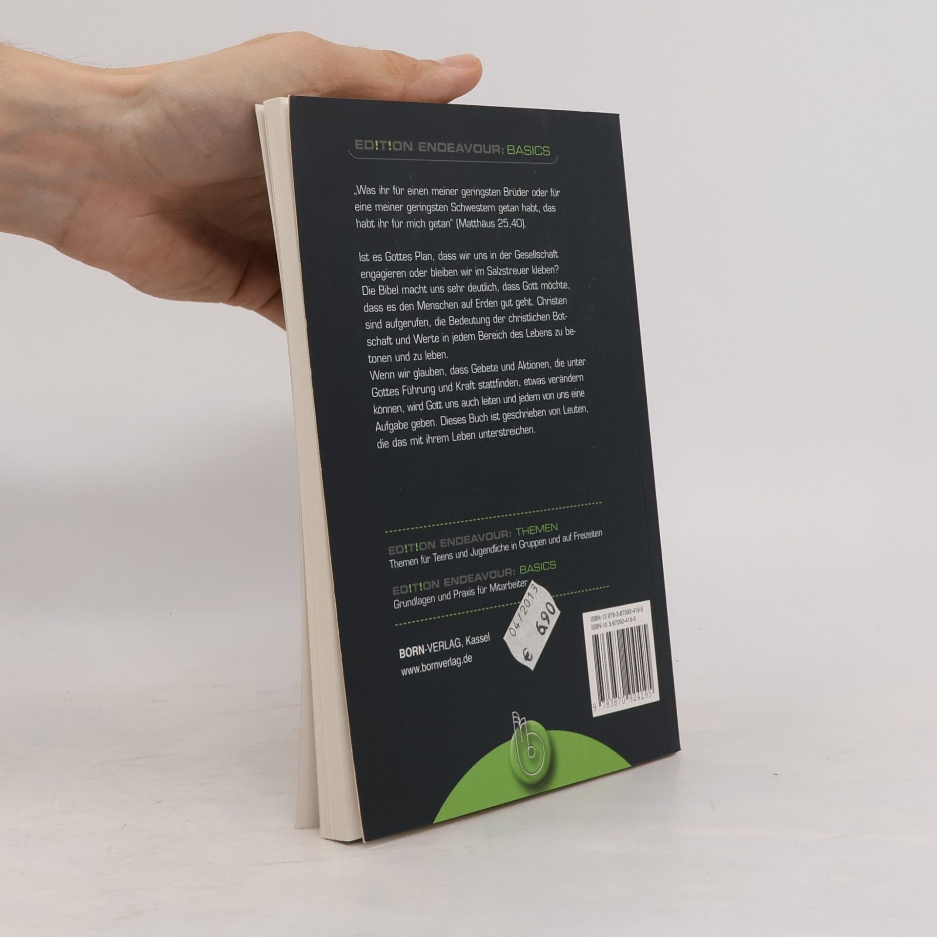 Thorsten Riewesell Edition Endeavour: Basics: Engagiert: Christen in Aktion
