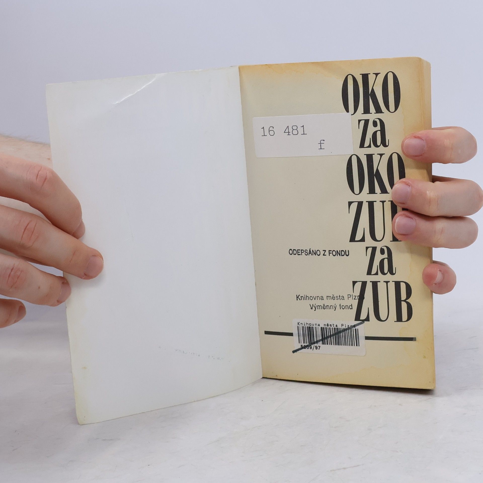 Wensley Clarkson Oko za oko, zub za zub