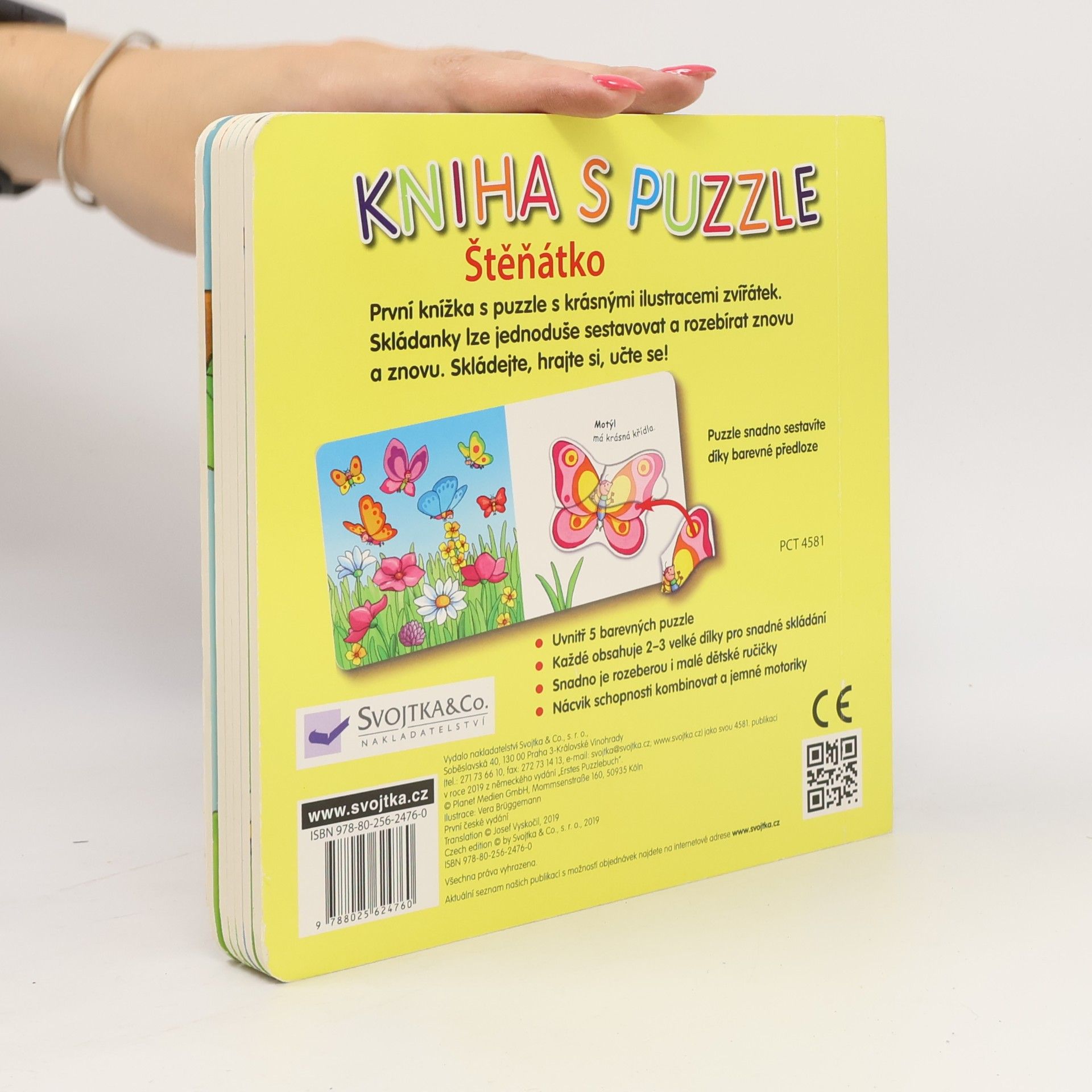 Vera Brüggemann Štěňátko: kniha s puzzle